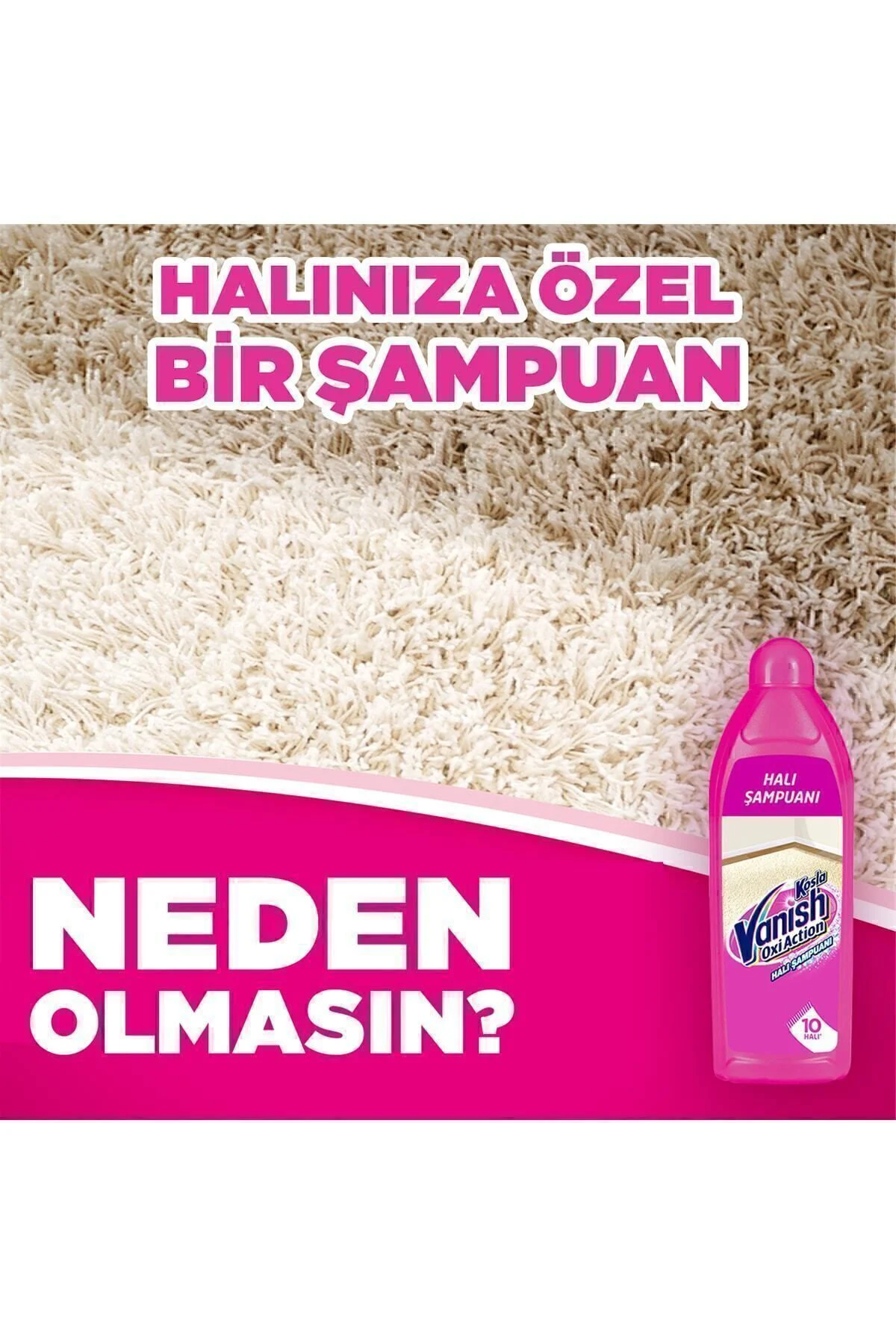 KoslaHalı Şampuanı Makine Yıkama 850ml