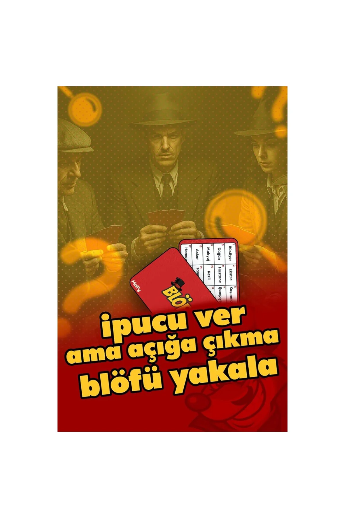 Köstebek Kutu Oyunu Kart Oyunu Sahtekar Kelime Oyunu Arkadaşların