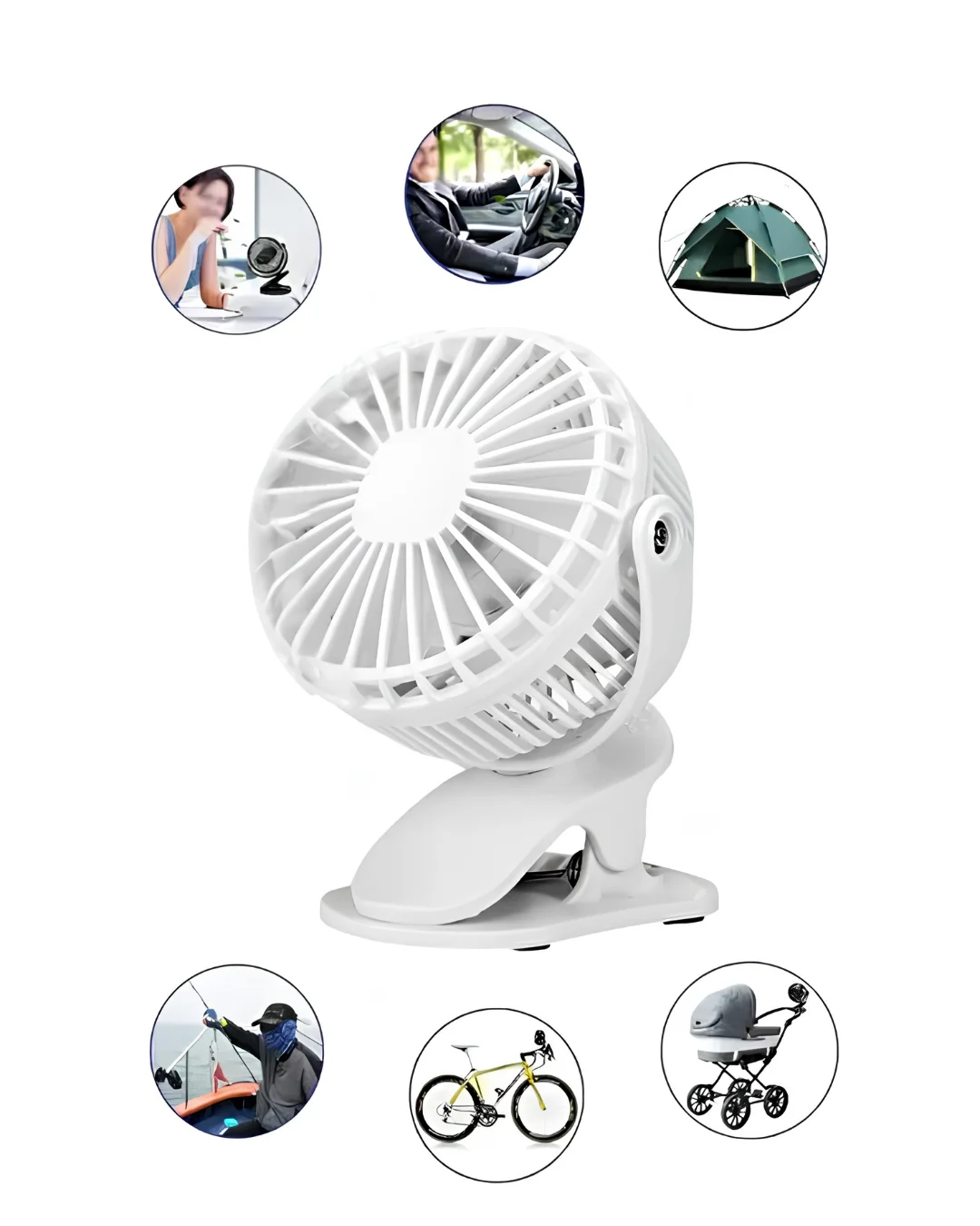 Koşu Bandı ve Çadır İçin Taşınabilir USB Fan