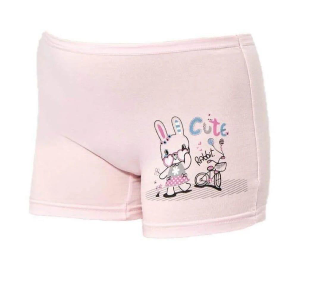 KOTA 3409 KIZ ÇOCUK RENKLİ BASKILI BOXER 6 ADET KOTA 3409 KIZ ÇOCUK RENKLİ BASKILI BOXER 6 ADET