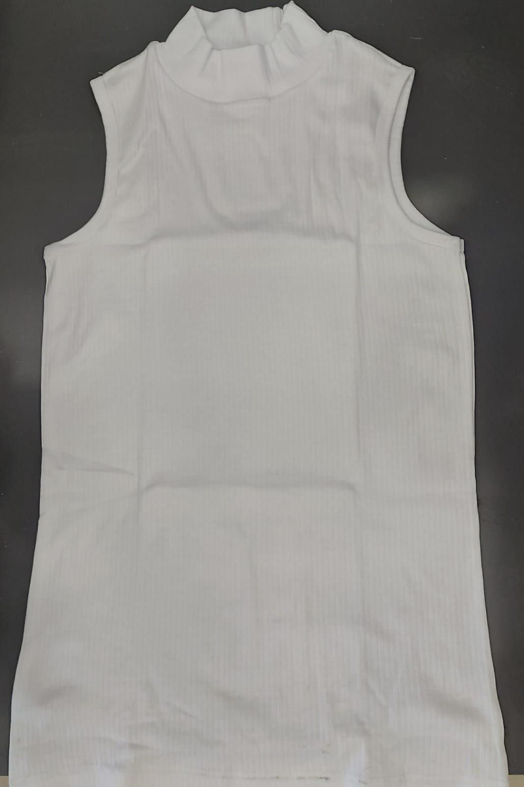 KOTA 6465 BAYAN RAPORLU RİBANA KOLSUZ BOĞAZLI BODY TEKLİ