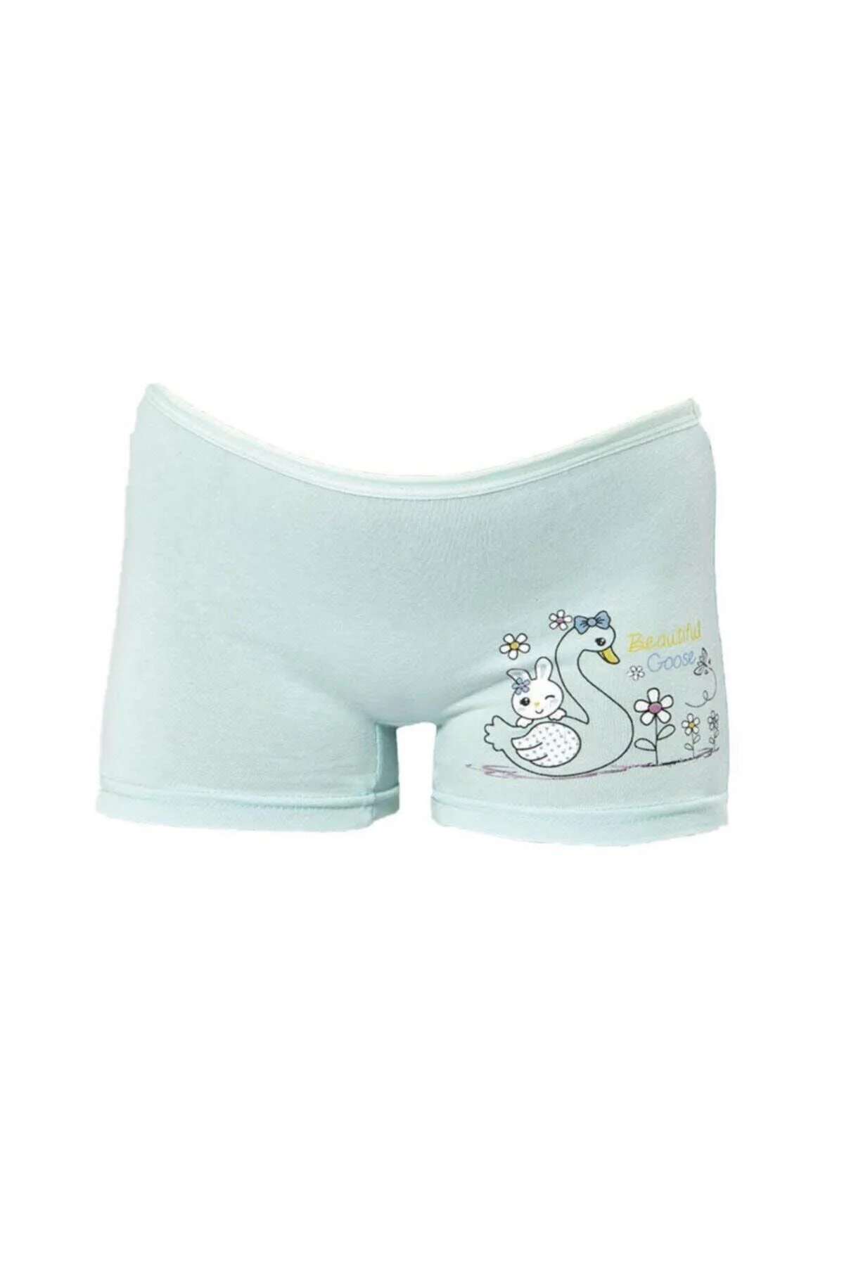 Kota 6'lı Paket Çok Renkli Baskılı Kız Çocuk Boxer