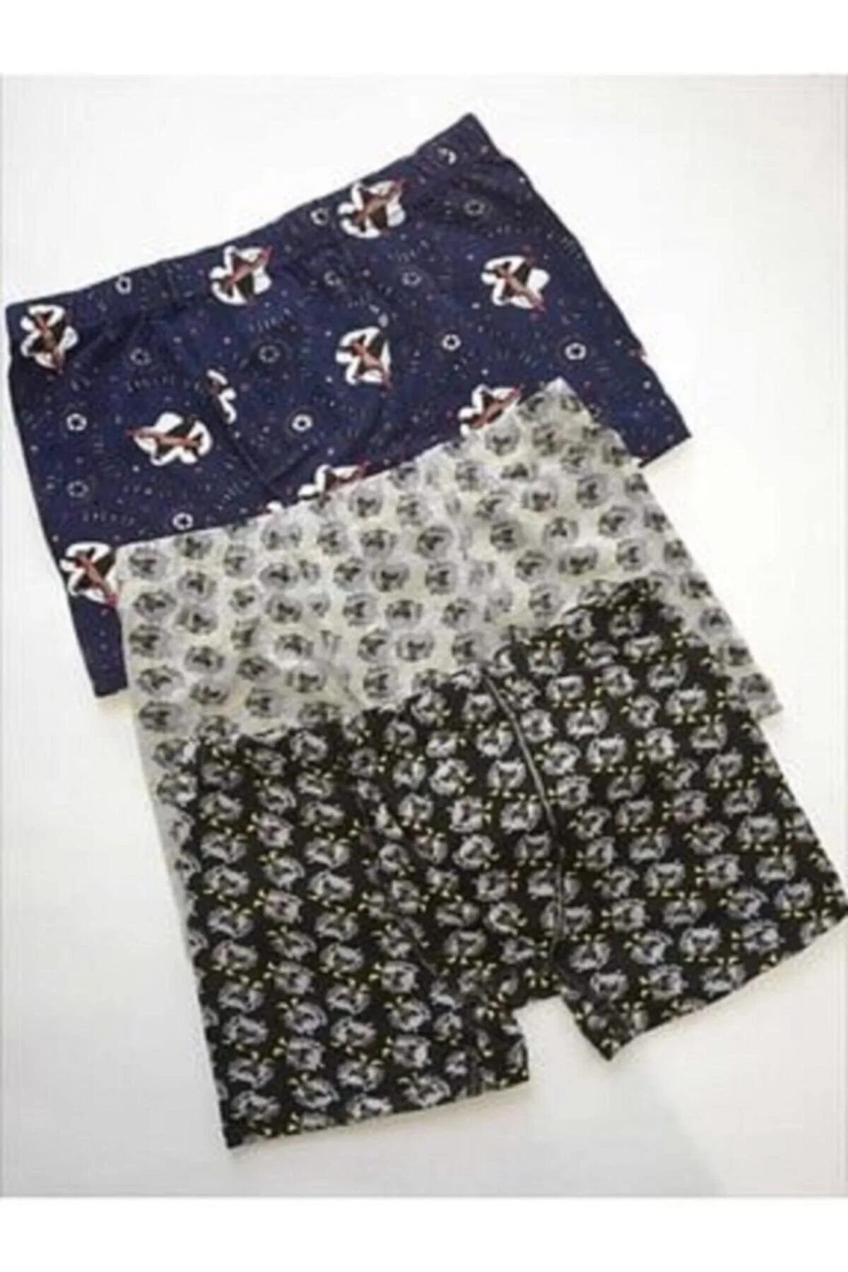 Kota 6'lı Paket Çok Renkli Desenli Çocuk Boxer