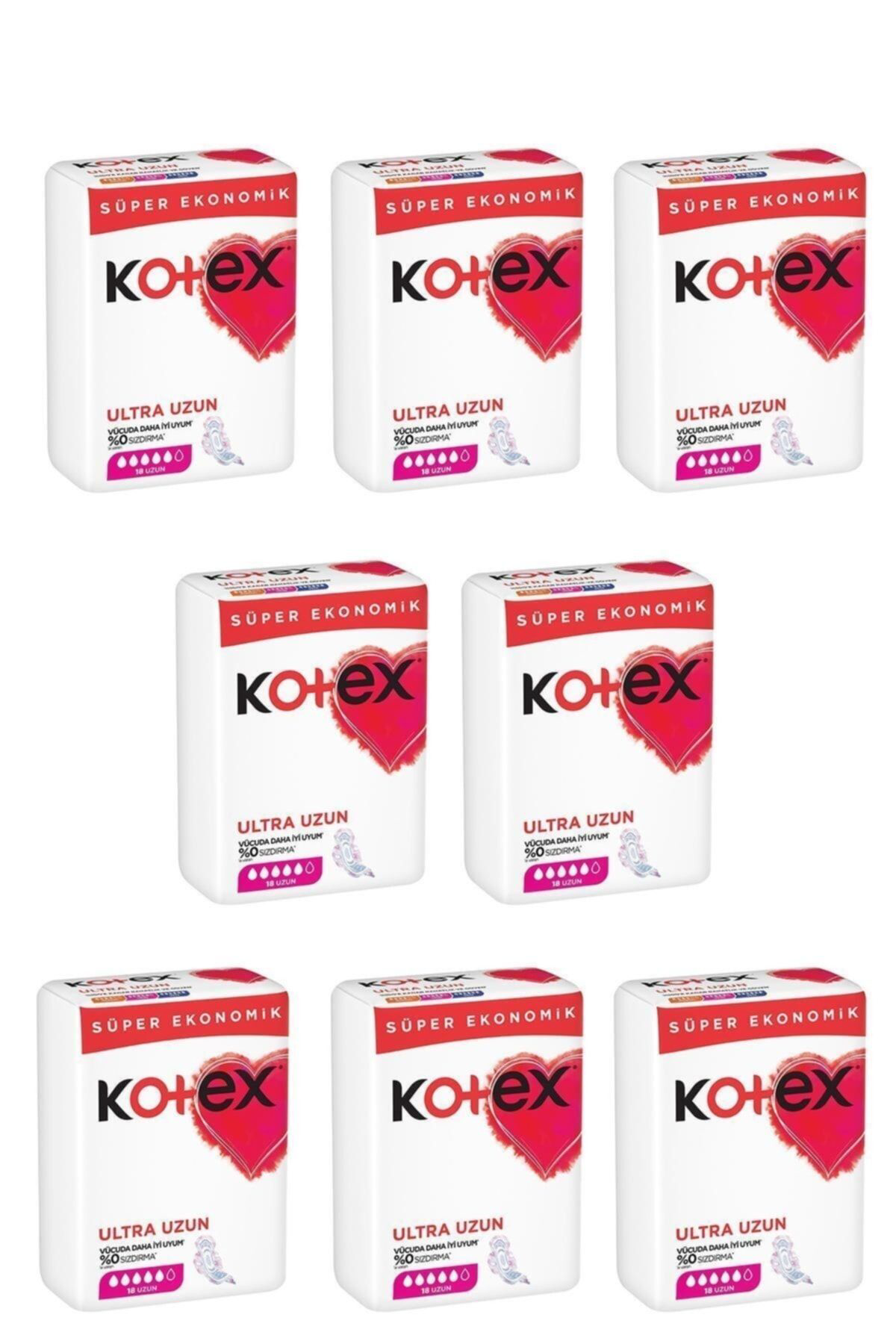 Kotex Ultra Quadro Süper Eko Uzun 18 Li X 8 Adet