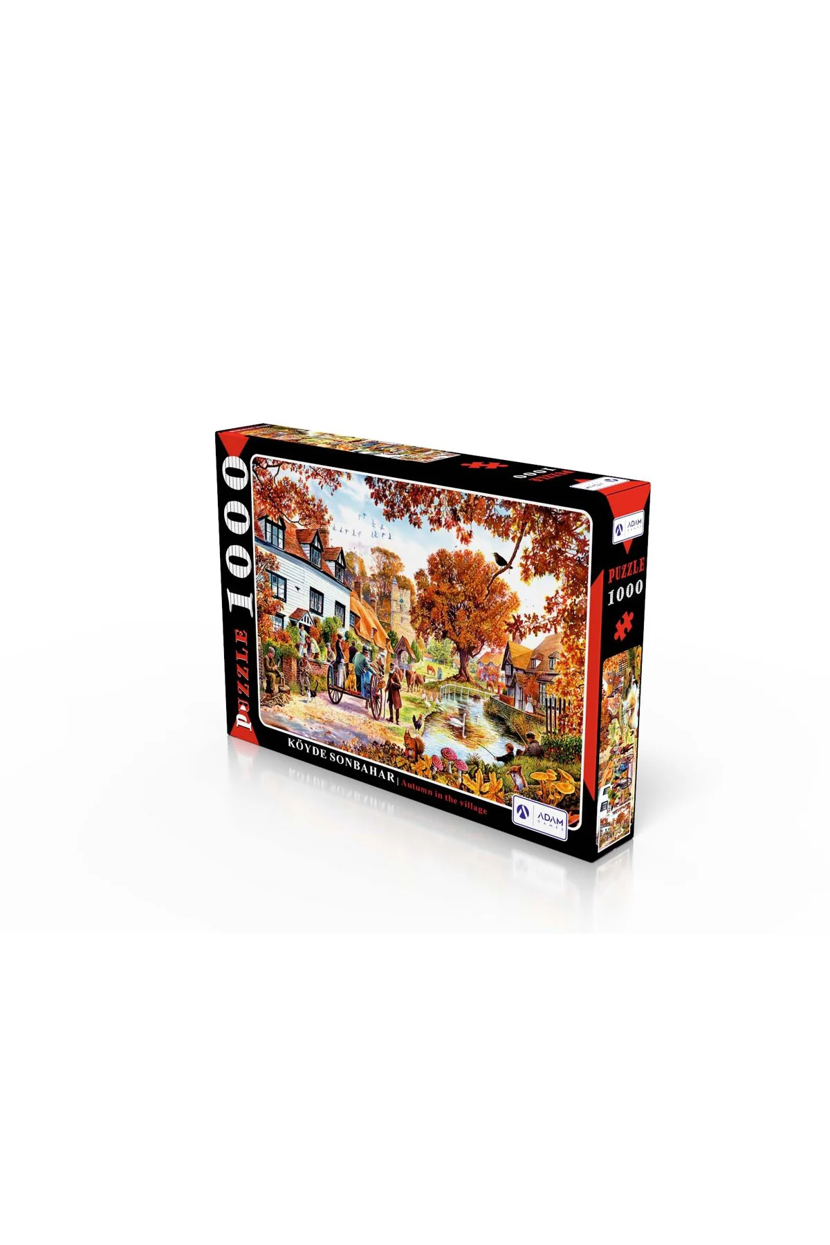Köyde Sonbahar 1000 Parça Puzzle