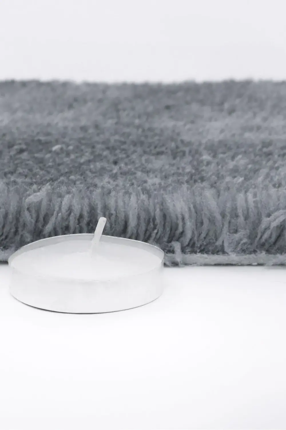 Koyu Gri İkili Banyo Paspası Klozet Takımı Post Dokuma Peluş Halı