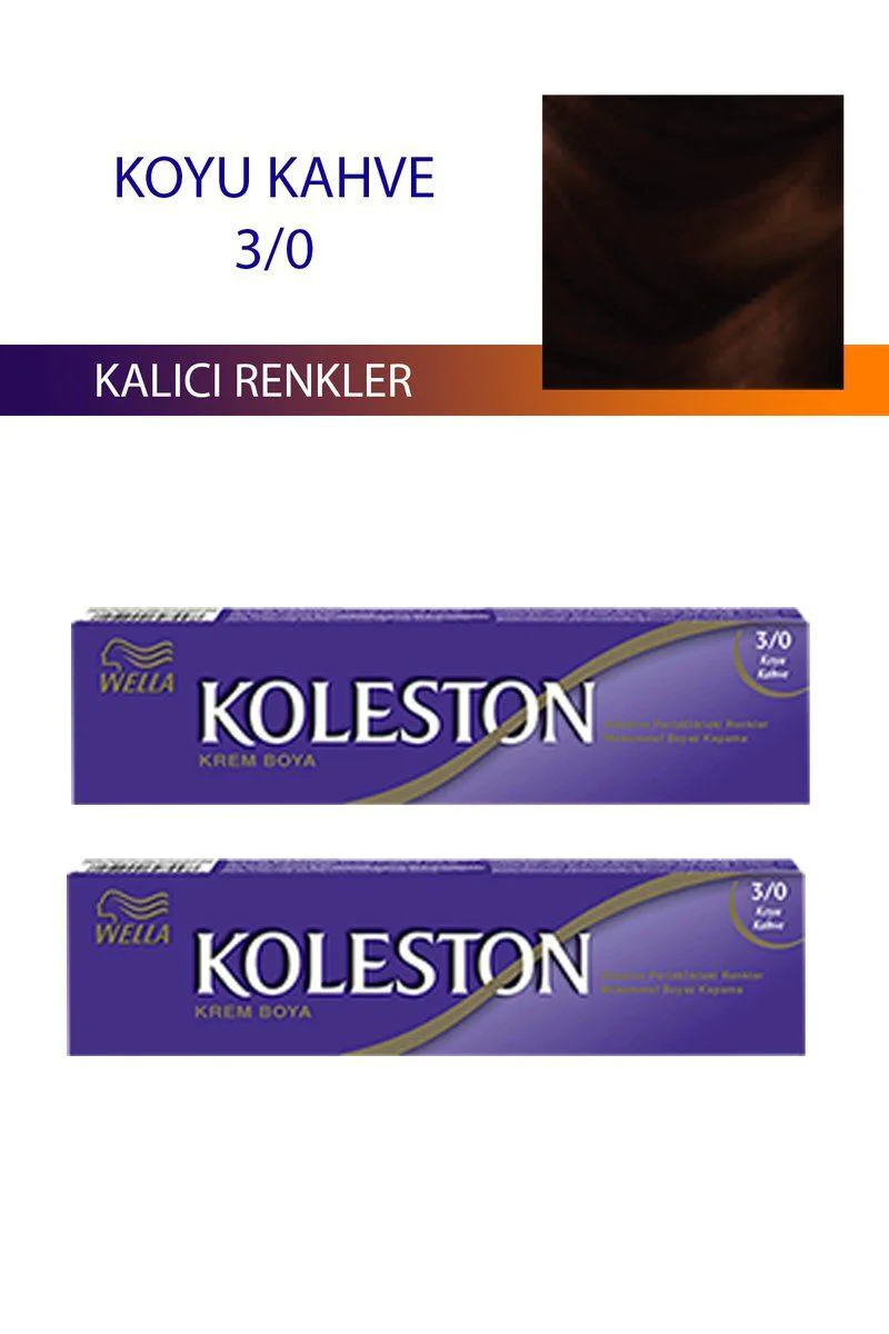 Koyu Kahve Saç Boyası 3/0 – 2 Adet Kalıcı Saç Boyası, %100 Beyaz Kapama Fiyatı, Yorumları ve Özellikleri