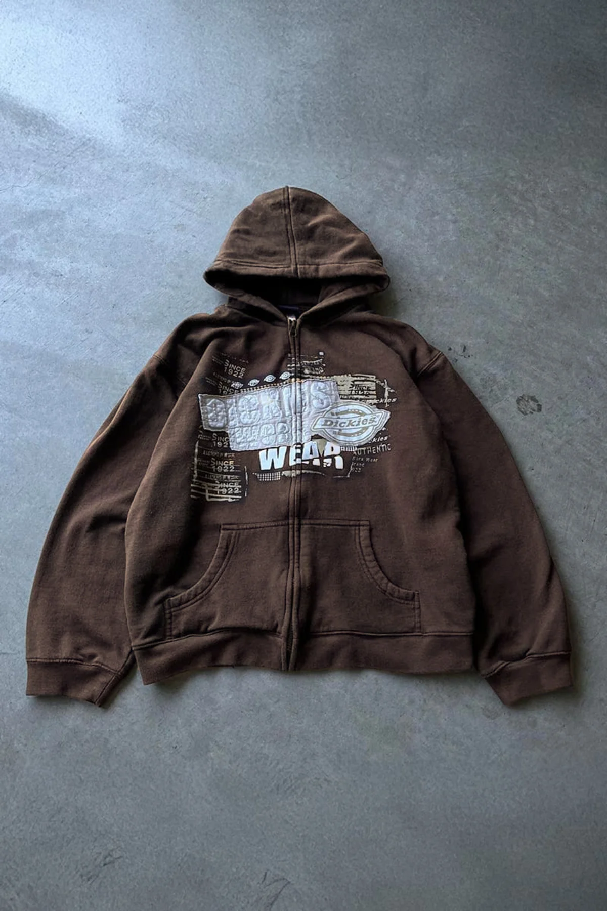 Koyu Kahverengi Wear Y2K Unisex Kapüşonlu Unsiex Hırka Koyu Kahverengi Wear Y2K Unisex Kapüşonlu Unsiex Hırka