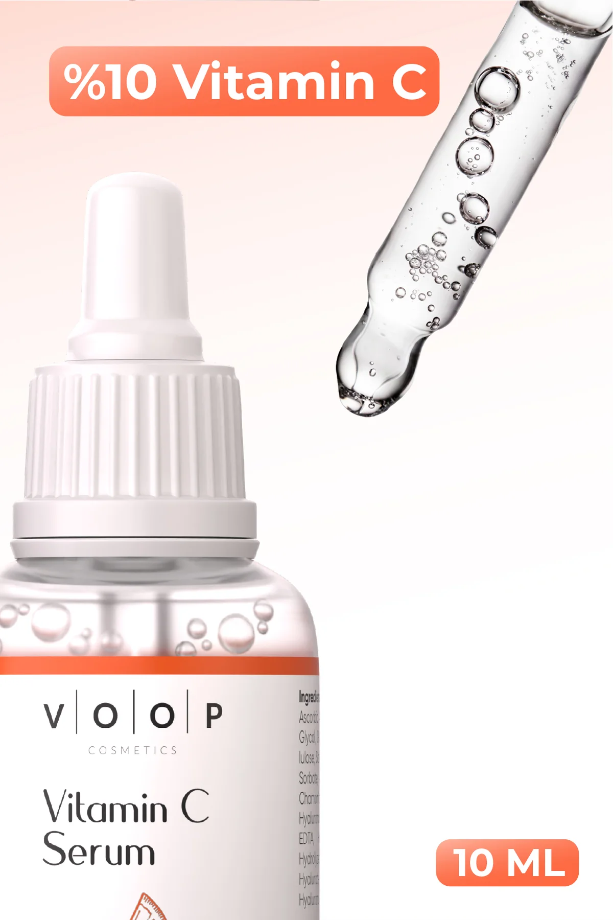 Koyu Leke Karşıtı & Yoğun Aydınlatıcı Mini Vitamin C Serum | %10 Vitamin C - 10 ml