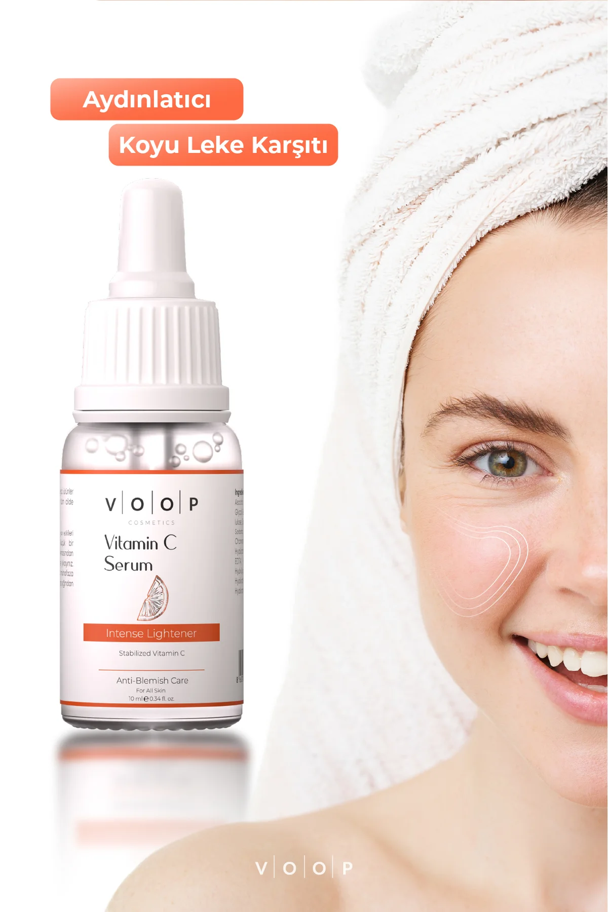 Koyu Leke Karşıtı & Yoğun Aydınlatıcı Mini Vitamin C Serum | %10 Vitamin C - 10 ml