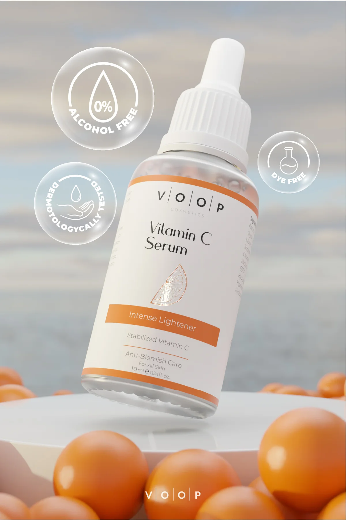 Koyu Leke Karşıtı & Yoğun Aydınlatıcı Mini Vitamin C Serum | %10 Vitamin C - 10 ml