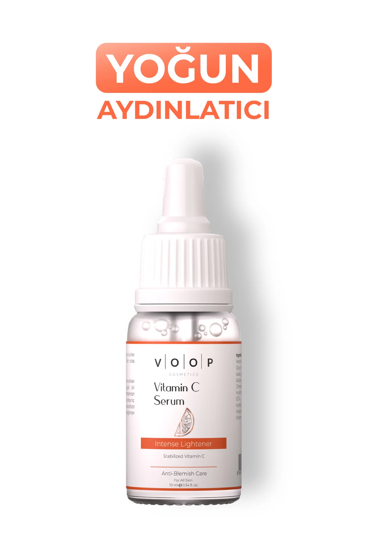 Koyu Leke Karşıtı & Yoğun Aydınlatıcı Mini Vitamin C Serum | %10 Vitamin C - 10 ml