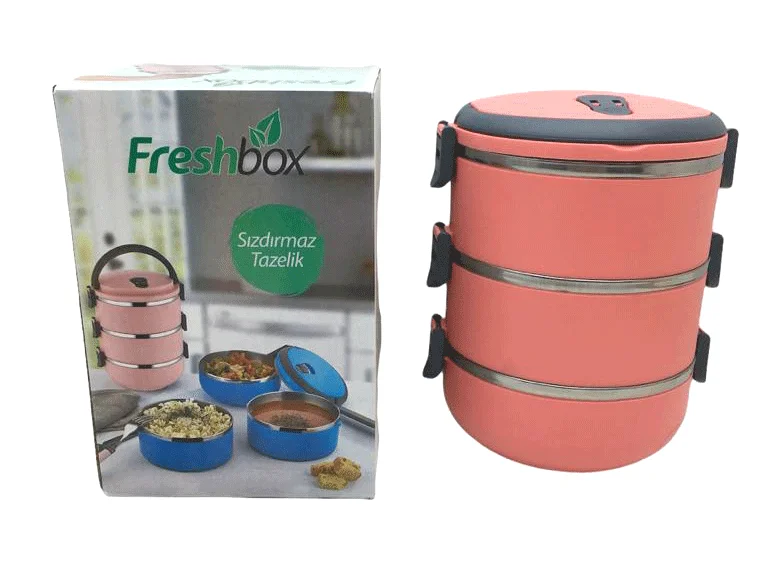 Koyu Pembe 3lü Sefer Tası Saklama Kabı 1.8lt Bx40 Fiyatı, Yorumları ve Özellikleri