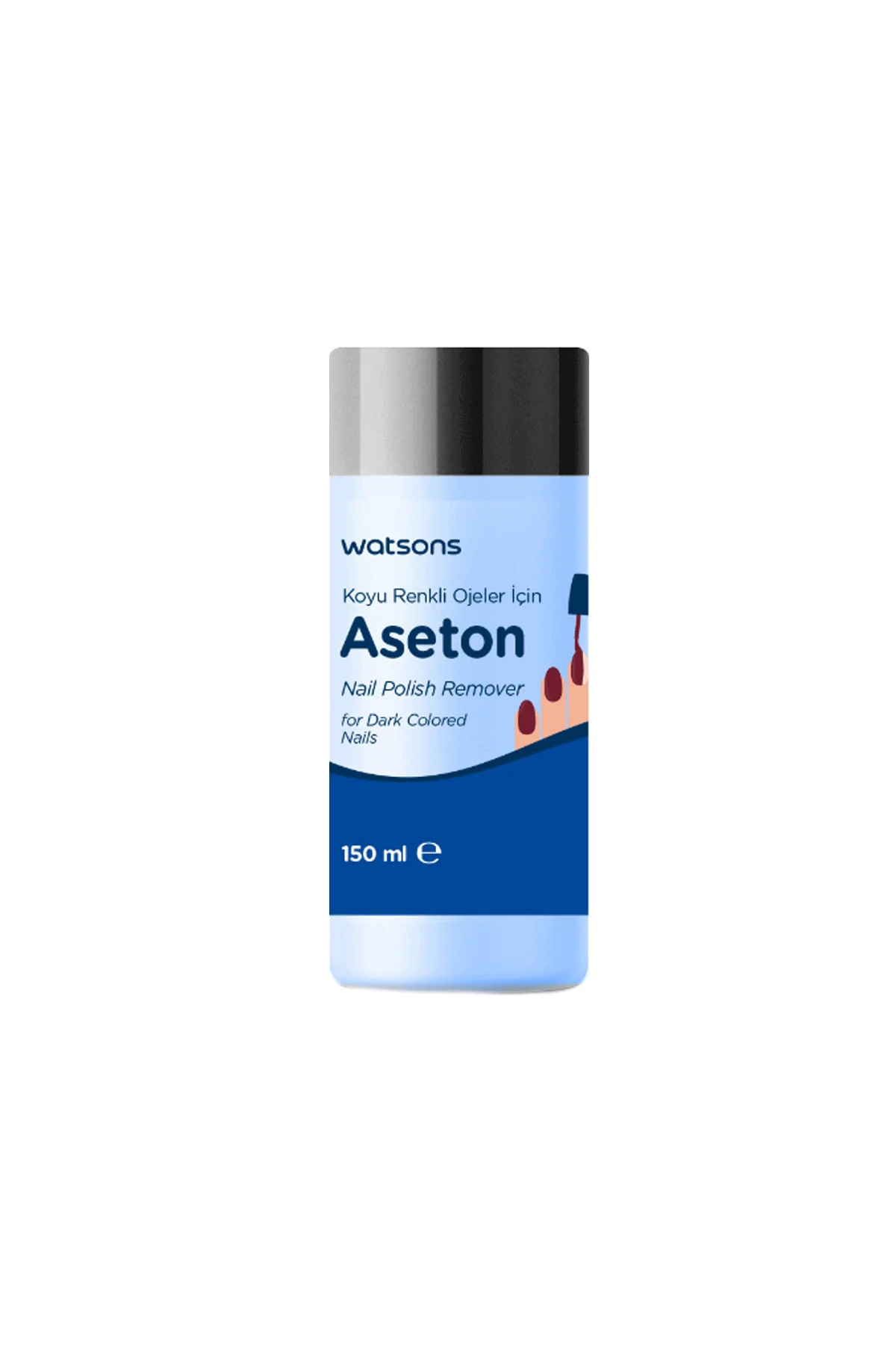 Koyu Renk Ojeler Için Aseton 150 Ml