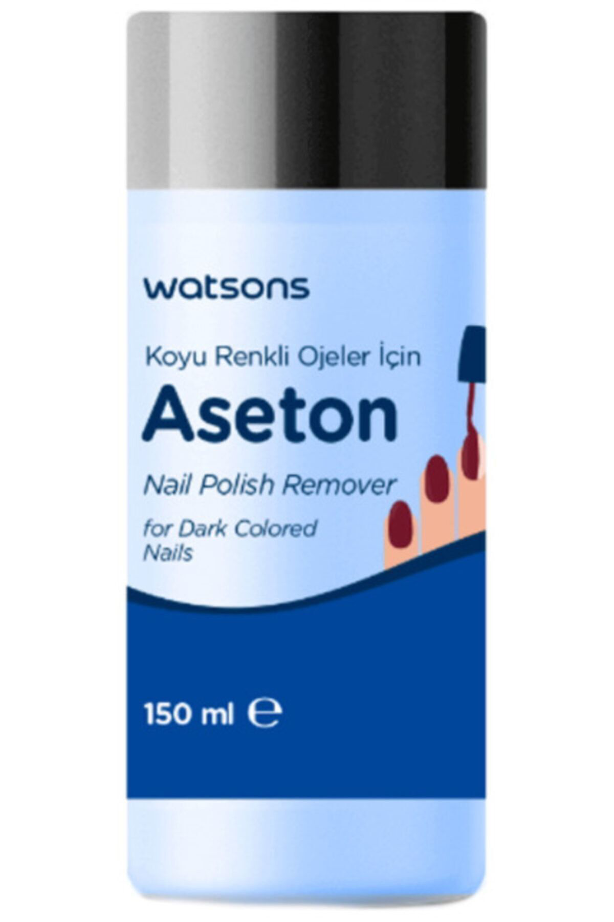 Koyu Renk Ojeler Için Aseton 150 Ml