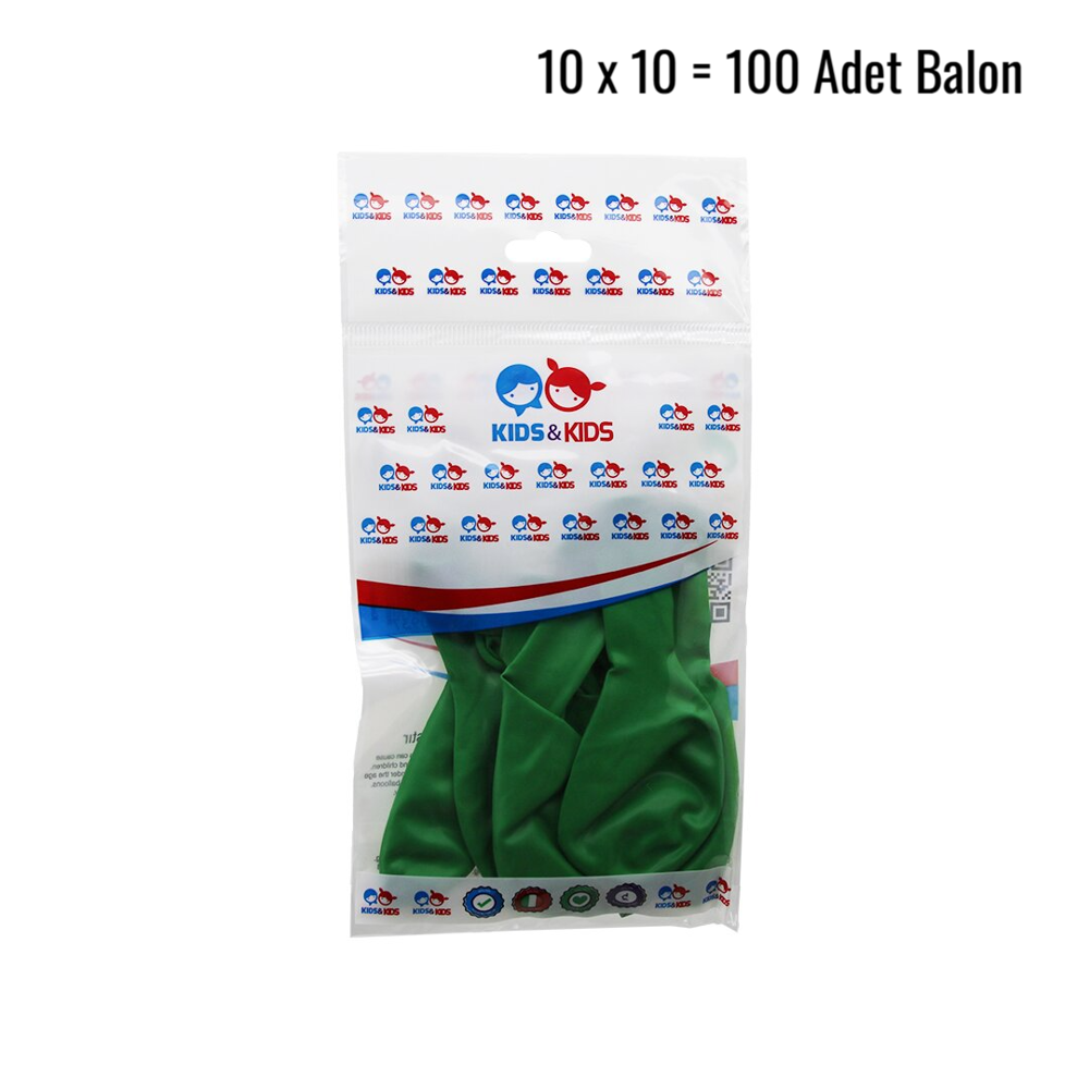 KOYU YEŞİL 100PCS BALON G-90A (4741)