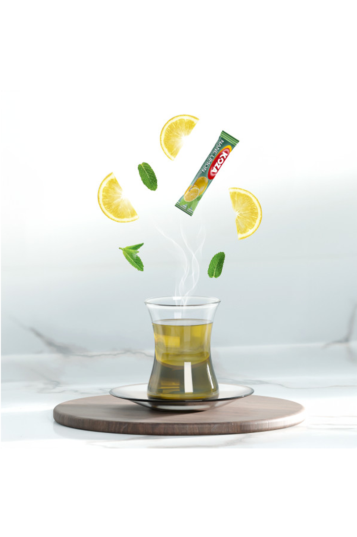 Just Cheap Store Koza Tek İçimlik Nane Limon Aromali Toz İçecek 50'Li