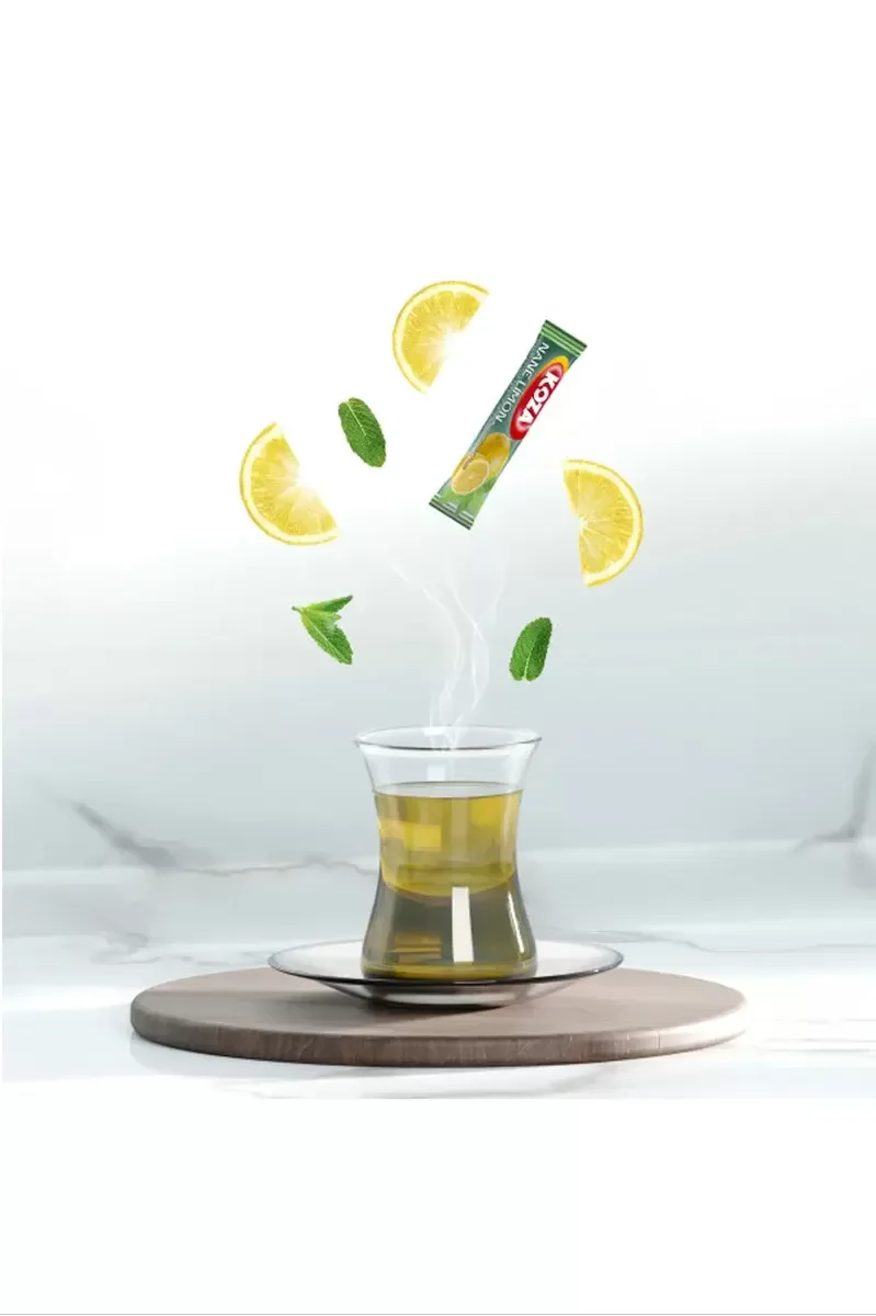 Koza Tek İçimlik Nane Limon Aromalı Toz İçecek 50'li mudanis Koza Tek İçimlik Nane Limon Aromalı Toz İçecek 50'li mudanis