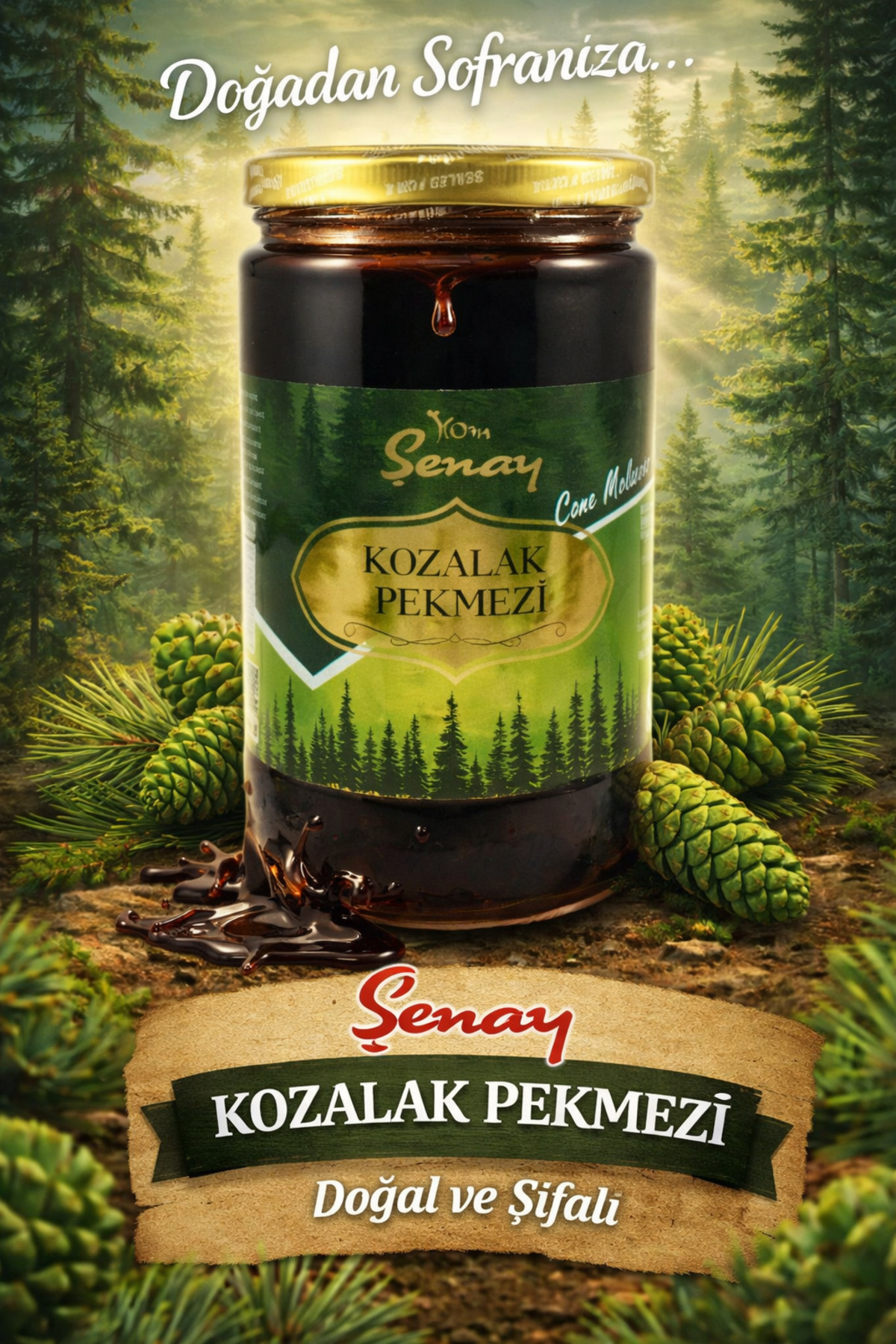 Kozalak Pekmezi 800 Gr