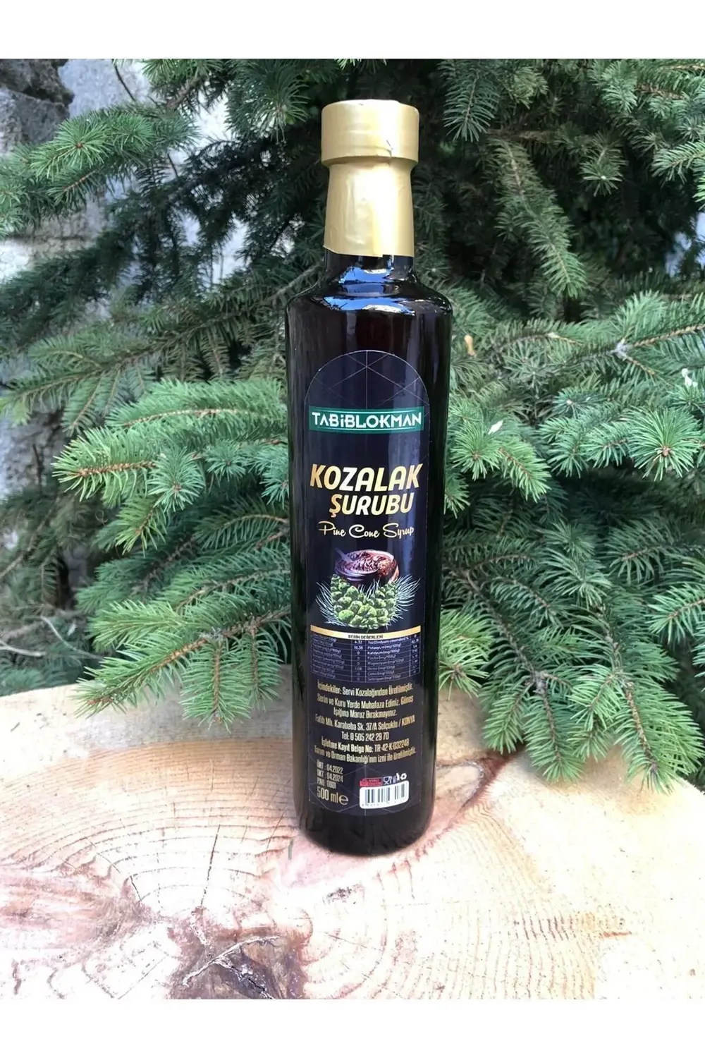 Kozalak Şurubu 500 ml (DOĞAL&KATKISIZ)