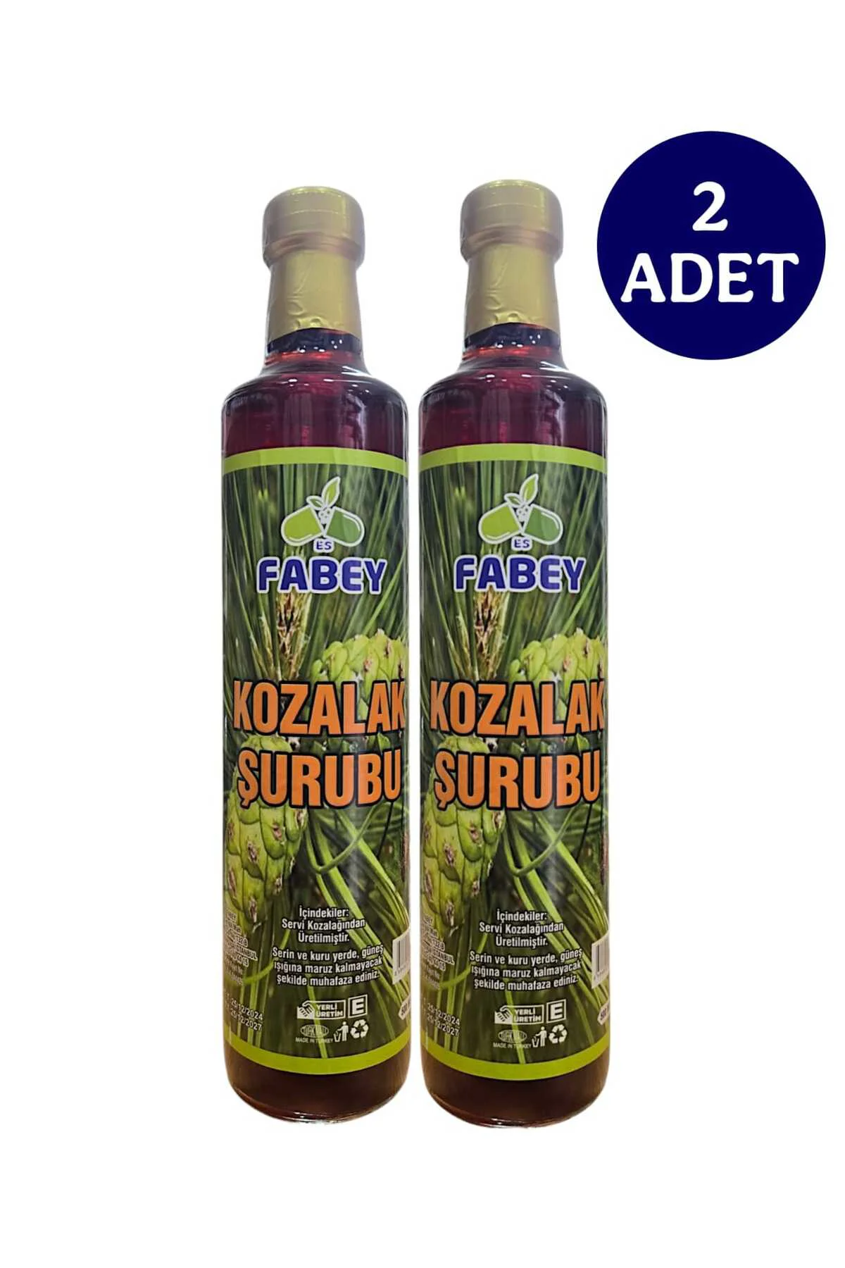 Kozalak Şurubu 500ml x 2 Adet