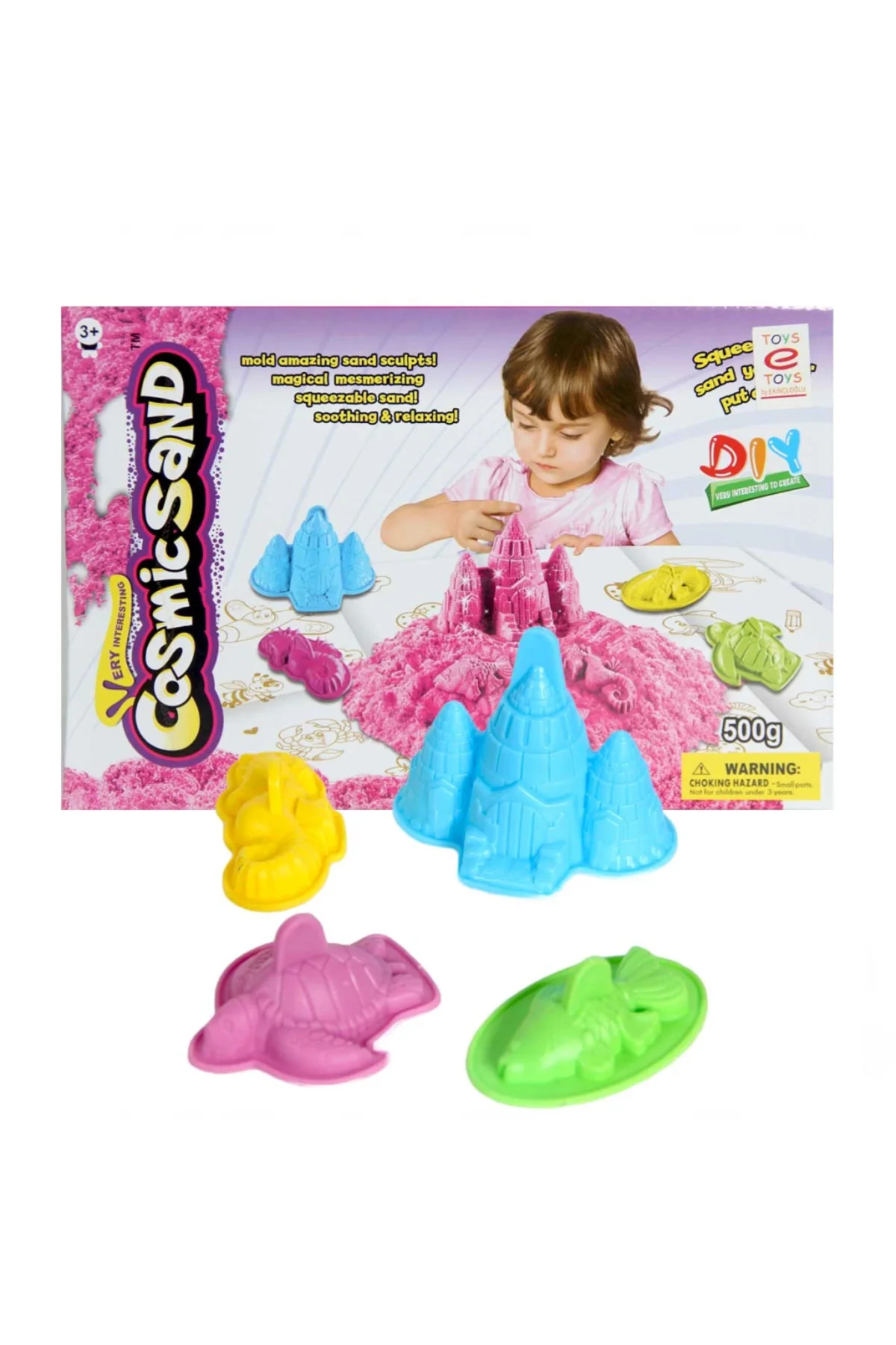 Kozmik Oyun Kumu Seti 500 Gr.