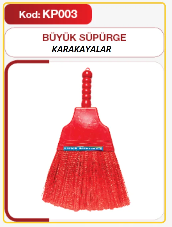KP 003   Karakayalar Plastik Süpürge - Büyük)