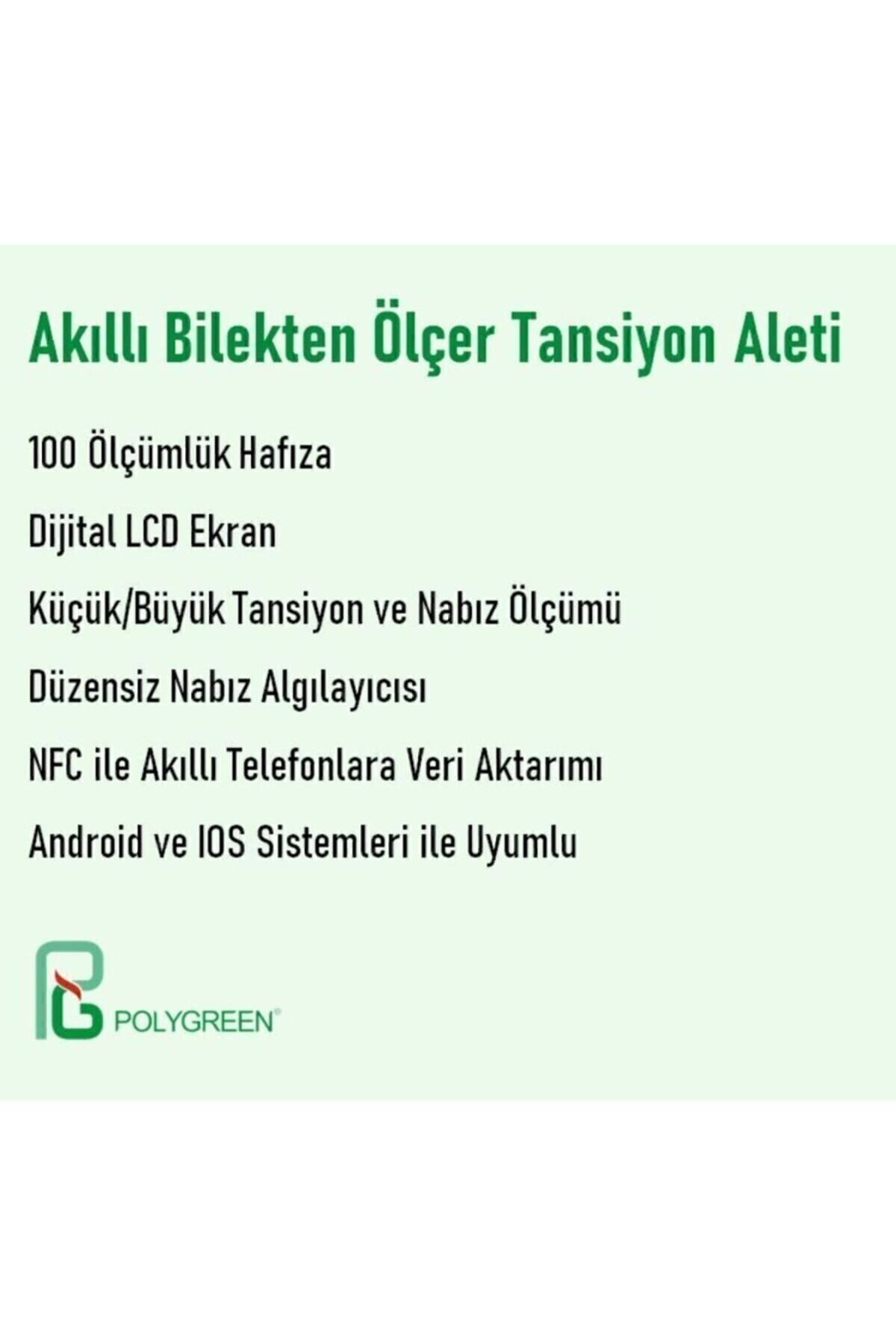 Polygreen Kp 6261 Akilli Bilekten Tansiyon Ölçer