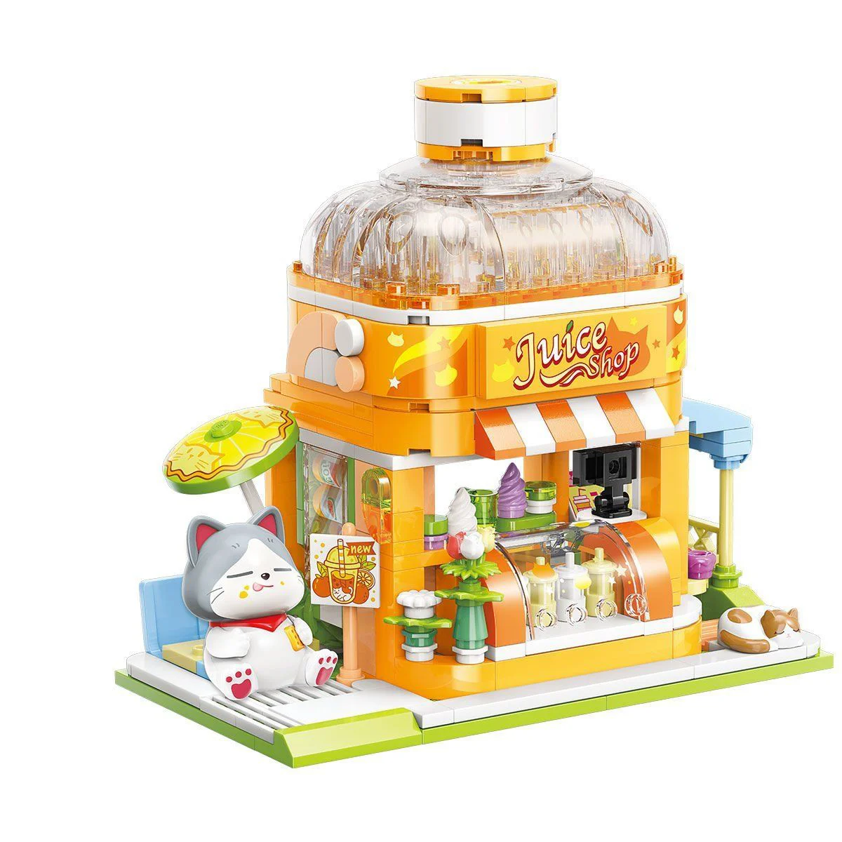 KP28017 Keeppley Kitten Juice Shop Blok Seti 315 Parça -Vagonlife Fiyatı, Yorumları ve Özellikleri