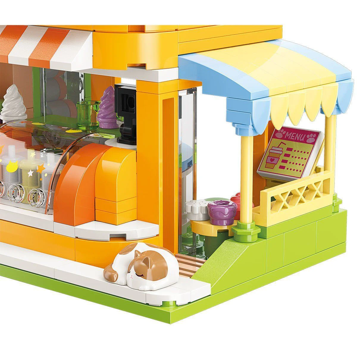 KP28017 Keeppley Kitten Juice Shop Blok Seti 315 Parça -Vagonlife Fiyatı, Yorumları ve Özellikleri