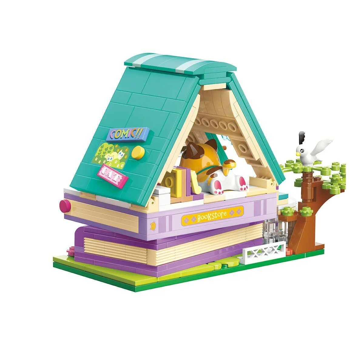 KP28018 Keeppley Lovely Street - Calico Cat Comic House 324 Parça Yapım Seti Fiyatı, Yorumları ve Özellikleri