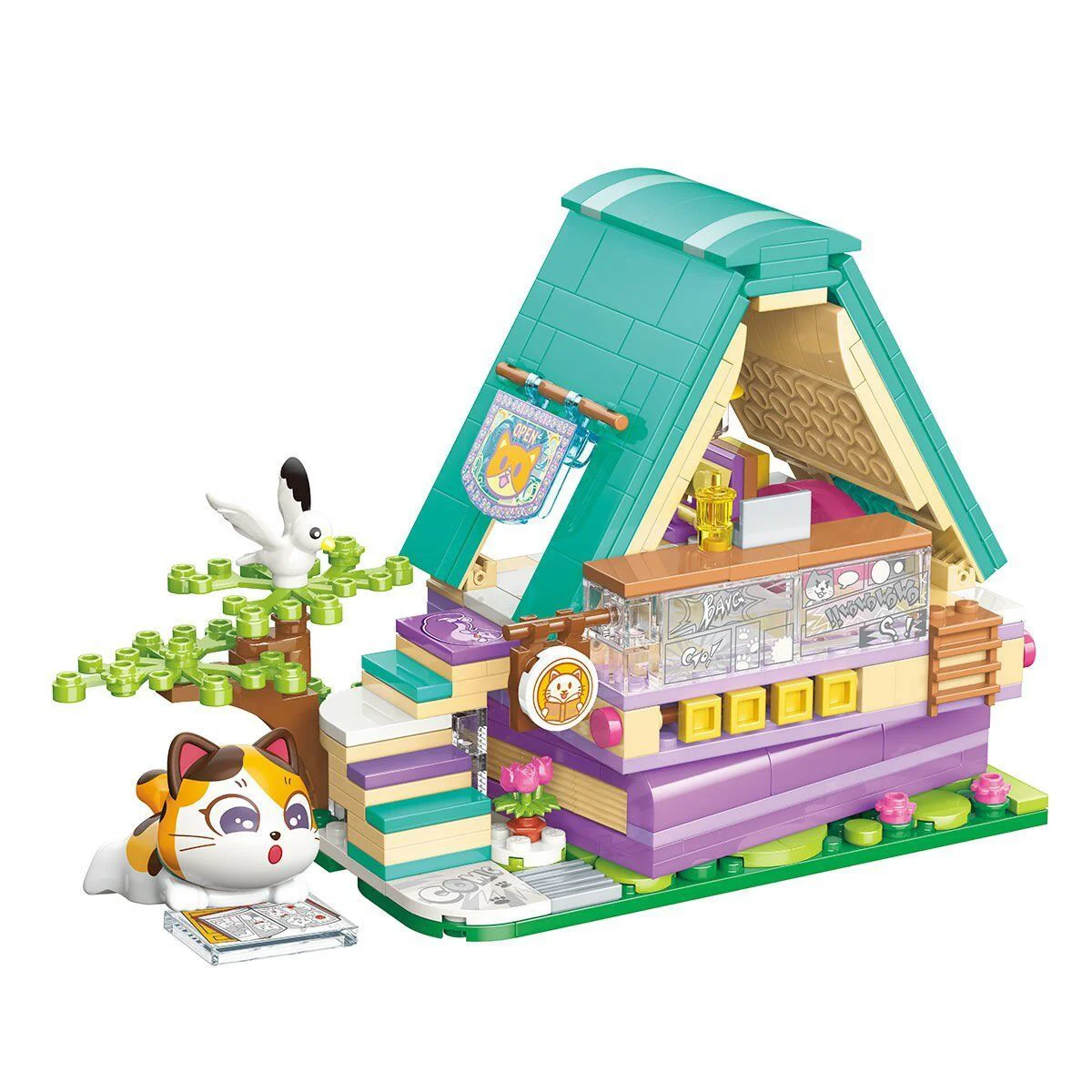 KP28018 Keeppley Lovely Street - Calico Cat Comic House 324 Parça Yapım Seti Fiyatı, Yorumları ve Özellikleri
