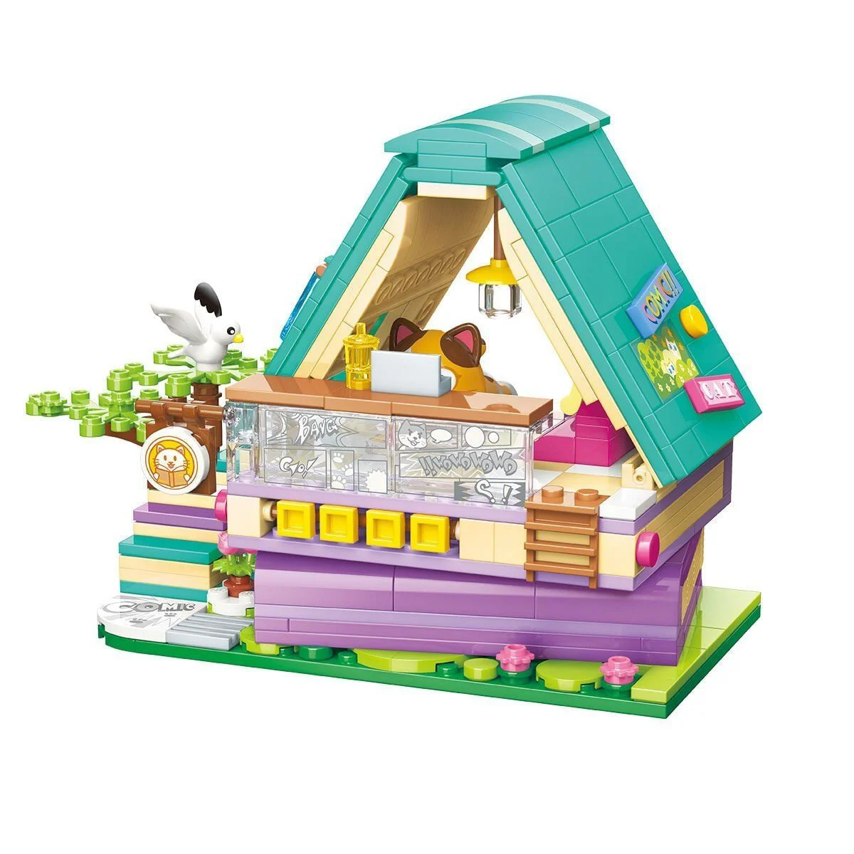 KP28018 Keeppley Lovely Street - Calico Cat Comic House 324 Parça Yapım Seti Fiyatı, Yorumları ve Özellikleri