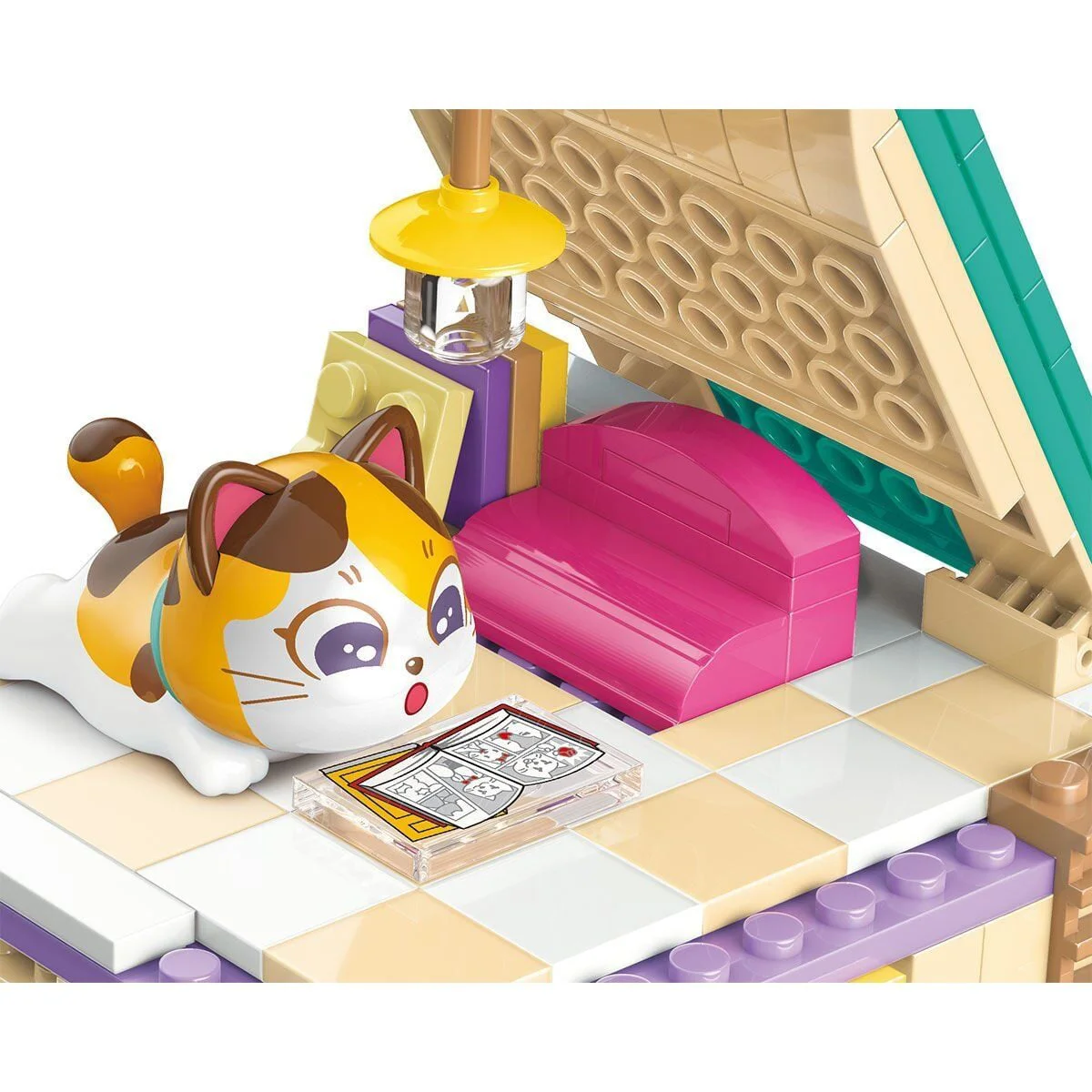 KP28018 Keeppley Lovely Street - Calico Cat Comic House 324 Parça Yapım Seti Fiyatı, Yorumları ve Özellikleri