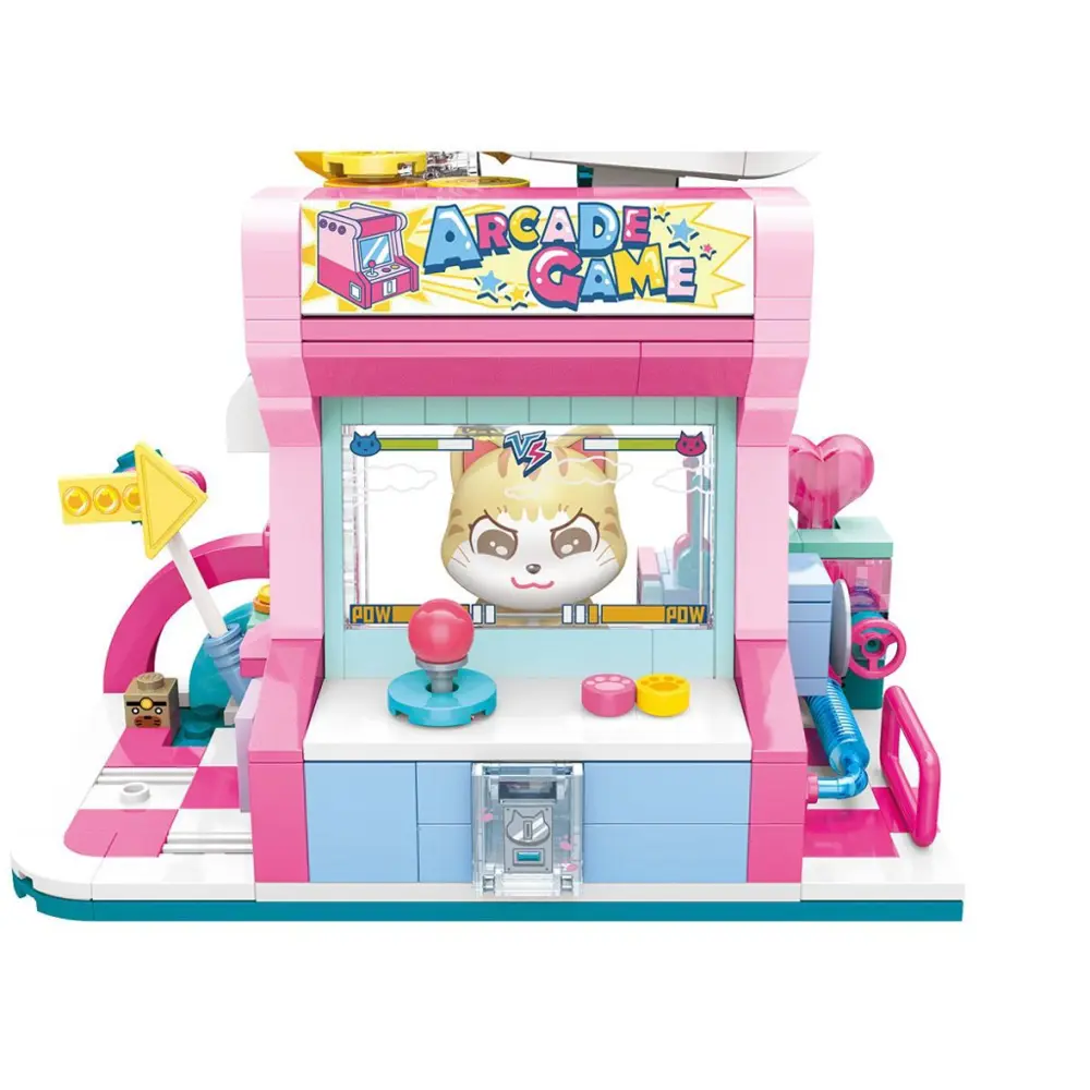 KP28019 Orange Cat Game Room Blok Seti -Vagon life