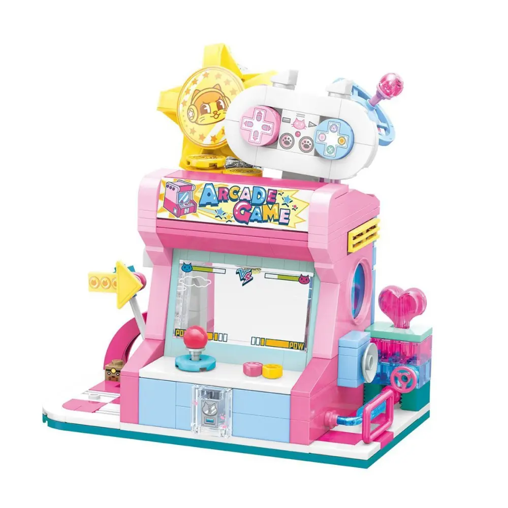 KP28019 Orange Cat Game Room Blok Seti -Vagon life