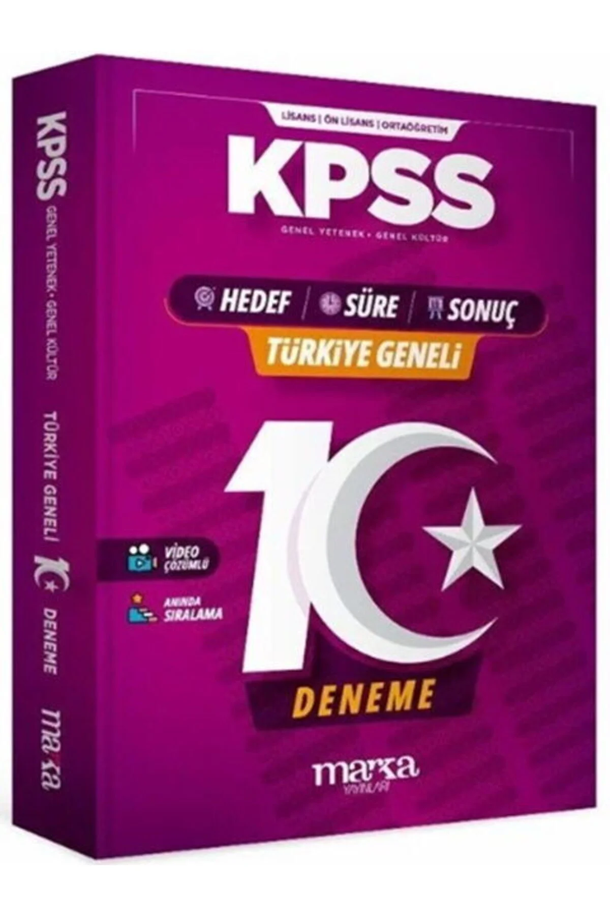 KPSS Genel Yetenek Genel Kültür Türkiye Geneli 10 Deneme