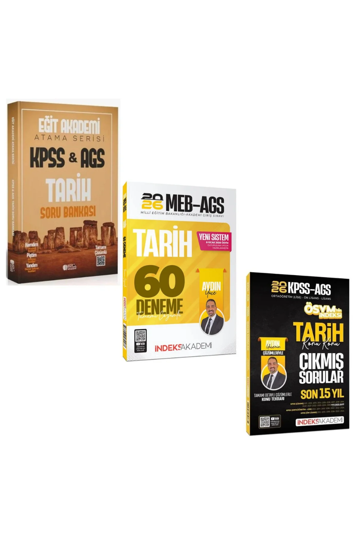 KPSS MEB-AGS Tarih Atama Serisi Soru Bankası & AGS Tarih Deneme v