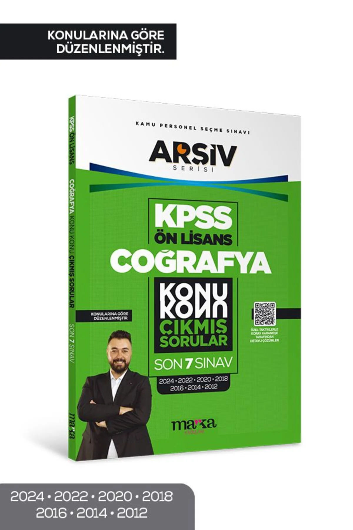 KPSS ÖN LİSANS COĞRAFYA SON 7 SINAV Konu Konu Çıkmış Sorular | Ta