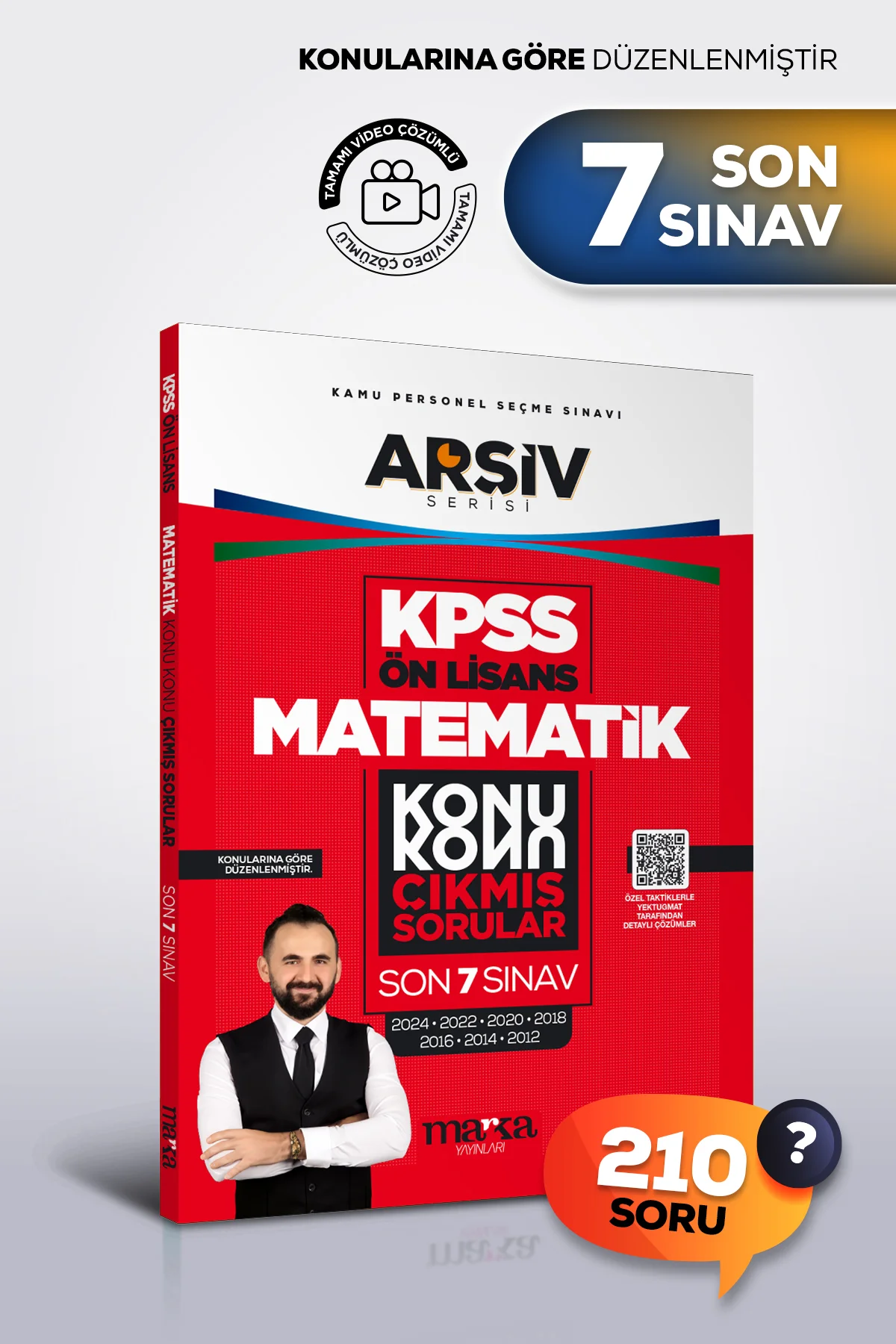 KPSS Ön Lisans MATEMATİK Konu Konu Çıkmış Sorular SON 7 SINAV | Tamamı Çözümlü