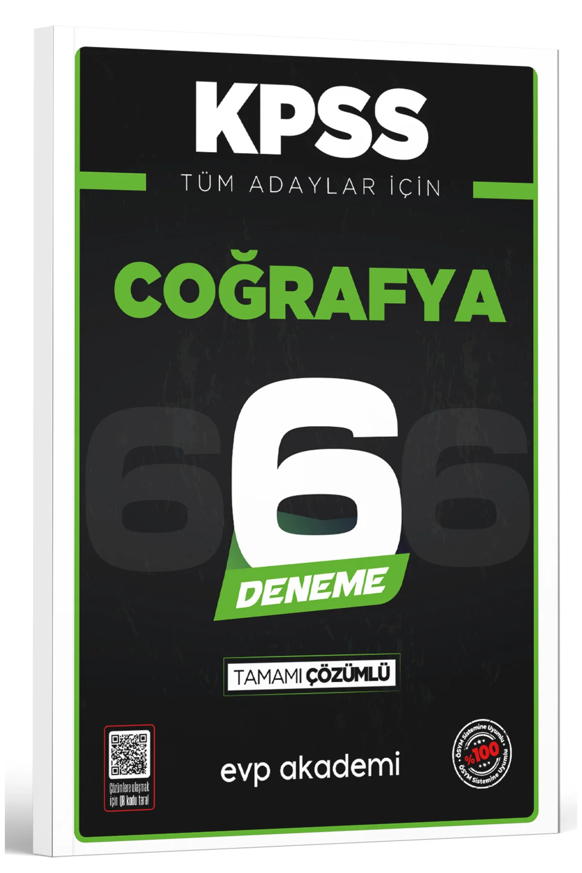 KPSS Tüm Adaylar İçin Coğrafya 6 Deneme Tamamı Çözümlü Fiyatı, Yorumları ve Özellikleri