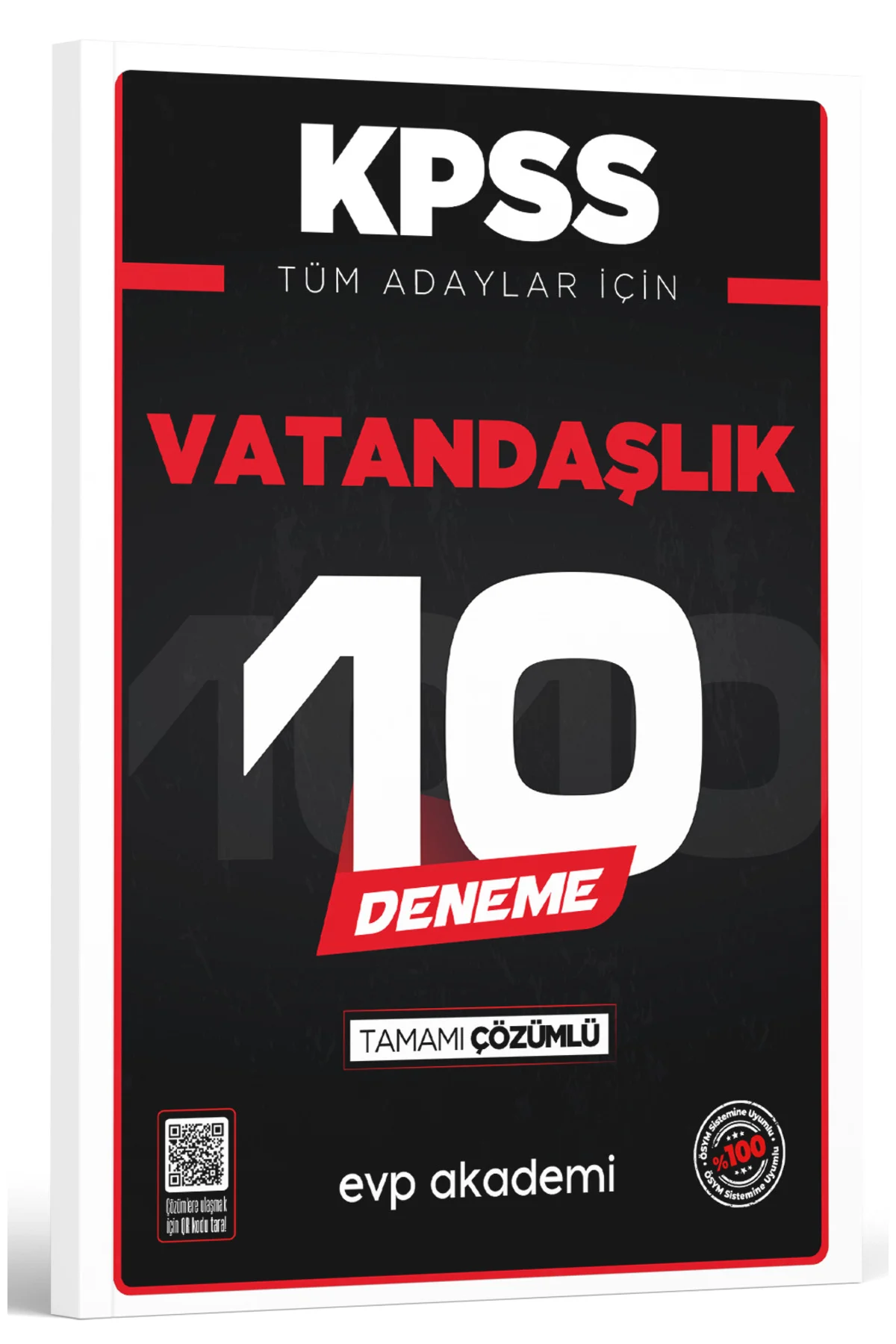 KPSS Tüm Adaylar İçin Vatandaşlık 10 Deneme Tamamı Çözümlü Fiyatı, Yorumları ve Özellikleri