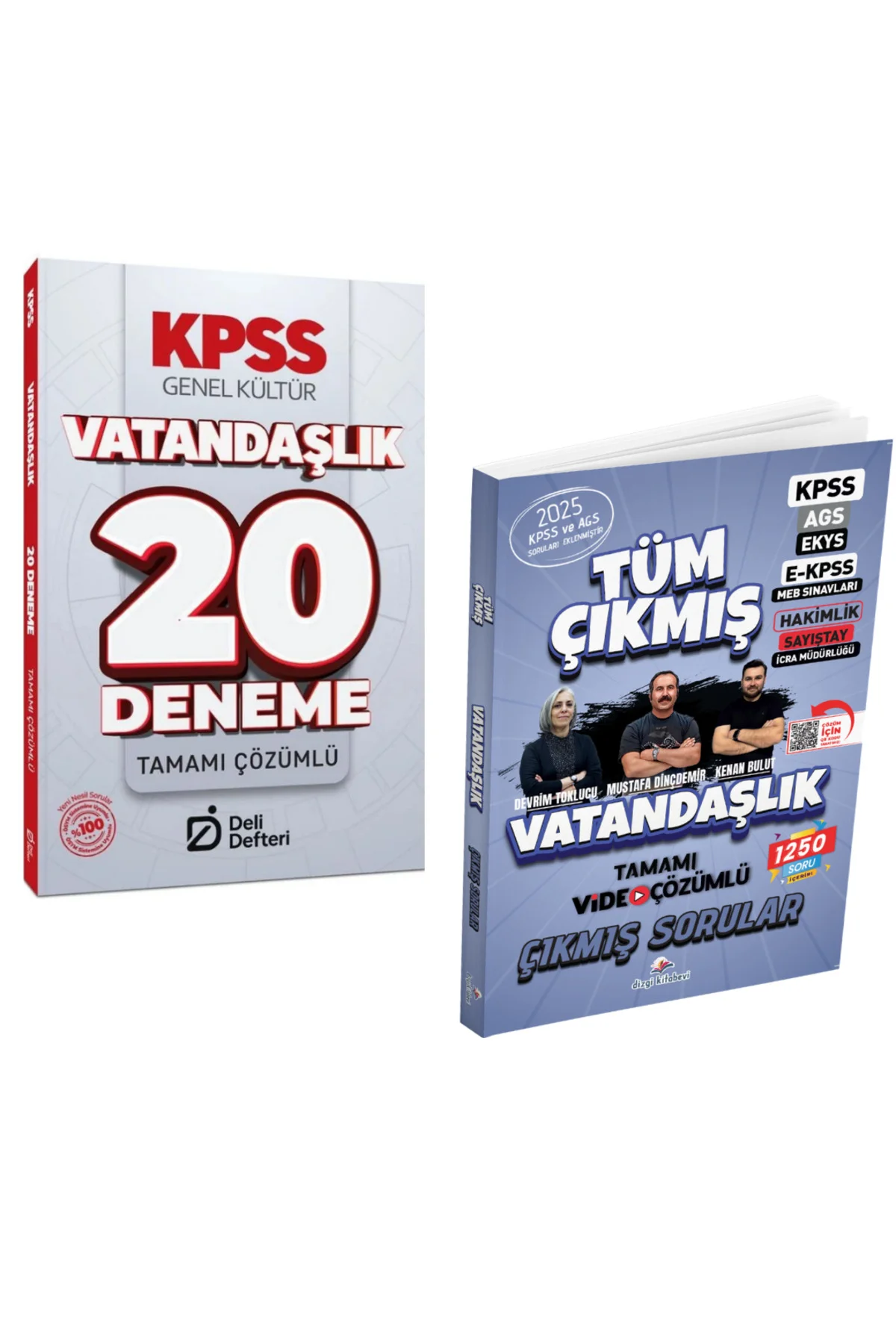 KPSS Vatandaşlık 20 Deneme Çözümlü & KPSS Vatandaşlık Çıkmış Soru