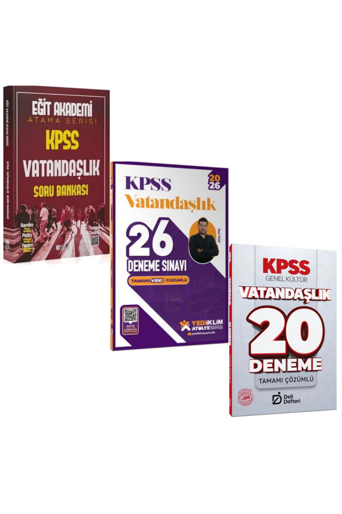 KPSS Vatandaşlık Soru Bankası & KPSS Vatandaşlık 2'li Deneme Seti