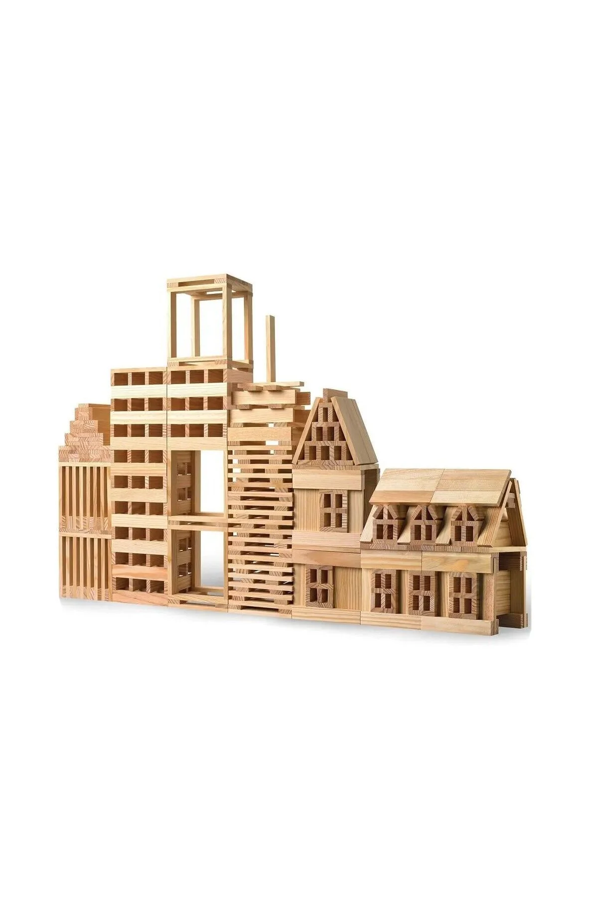 KR101 Woodoy City Wood Ahşap Bloklar - Görsel 2