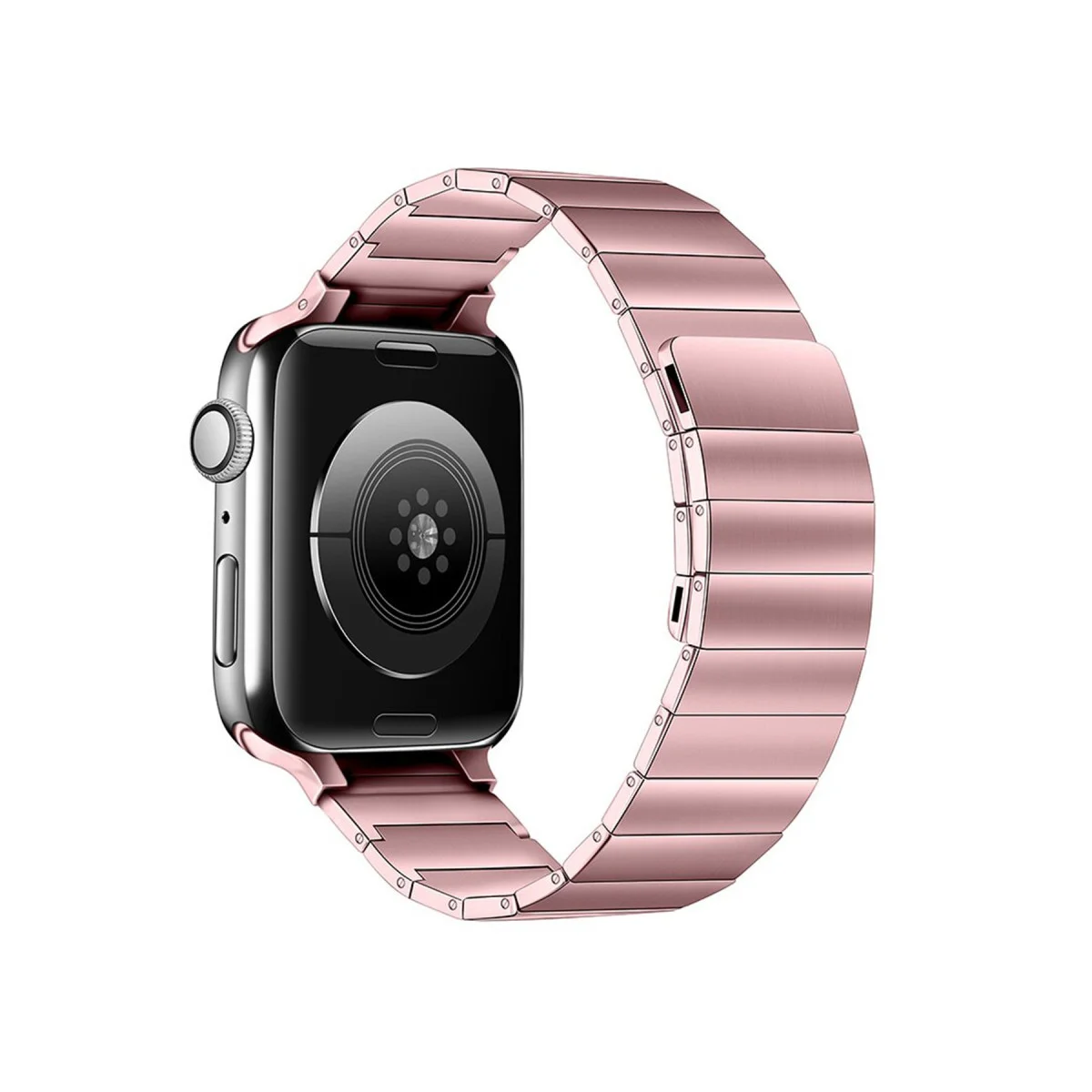 KR404 Huks Kordon - 38mm Rose Gold Spor ve Şık Saat Kordonu