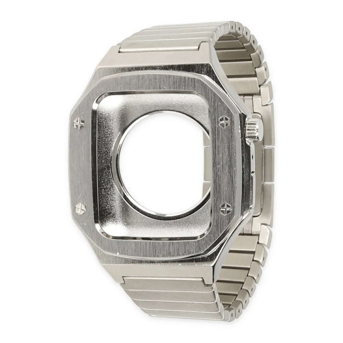 KR409 Metal Kordon - 45mm Şık ve Dayanıklı Gümüş Saat Kolu