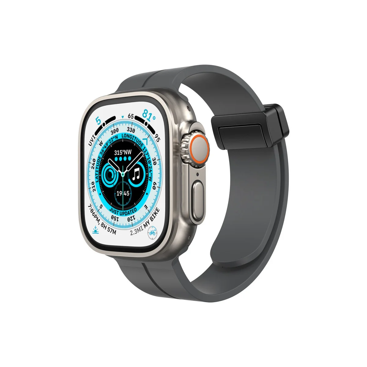 KR412 Elegance 38mm Kol Saati - Şık Füme Kordon