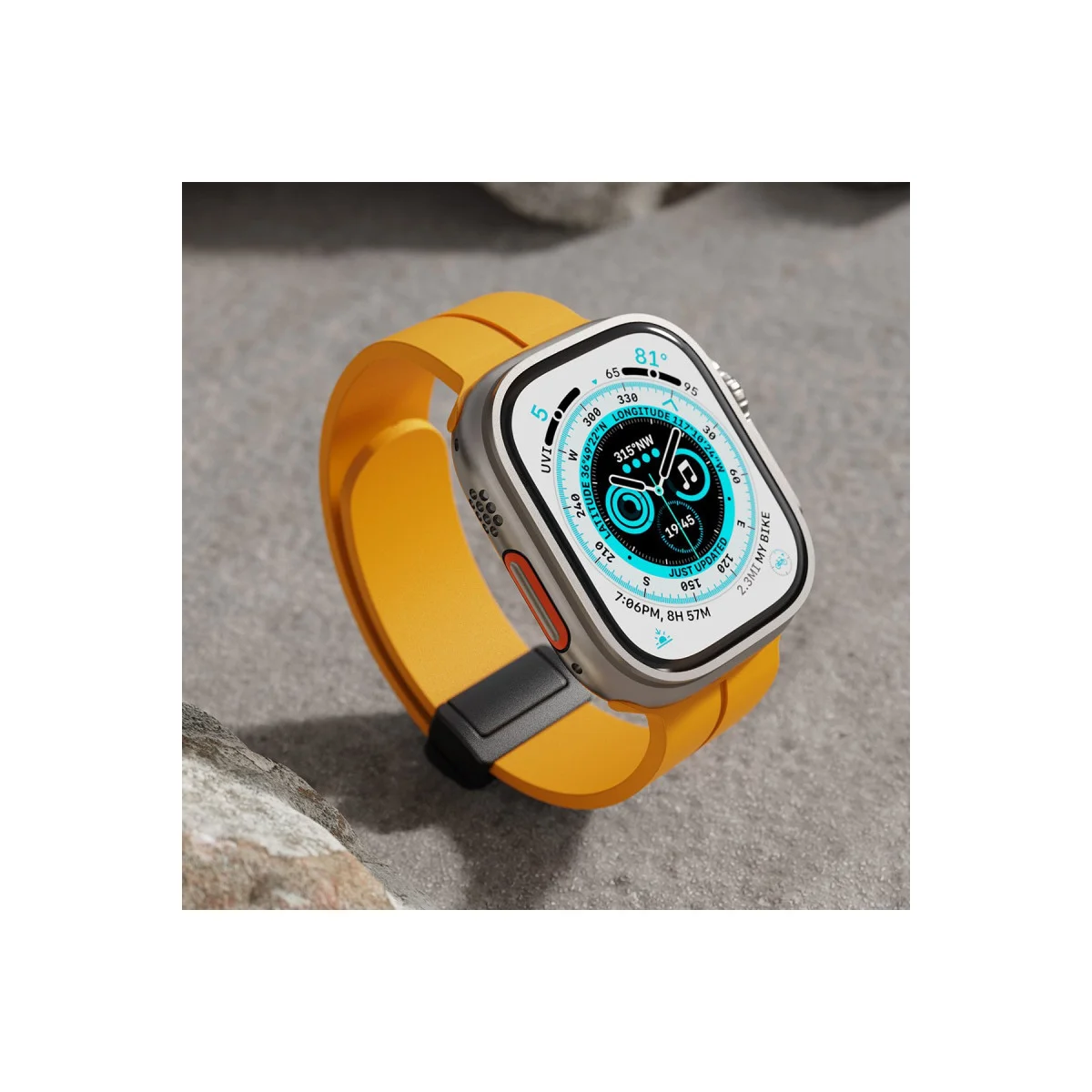 KR412 Elegance Stylısh Kordon - Koyu Yeşil 38mm Kol Saati
