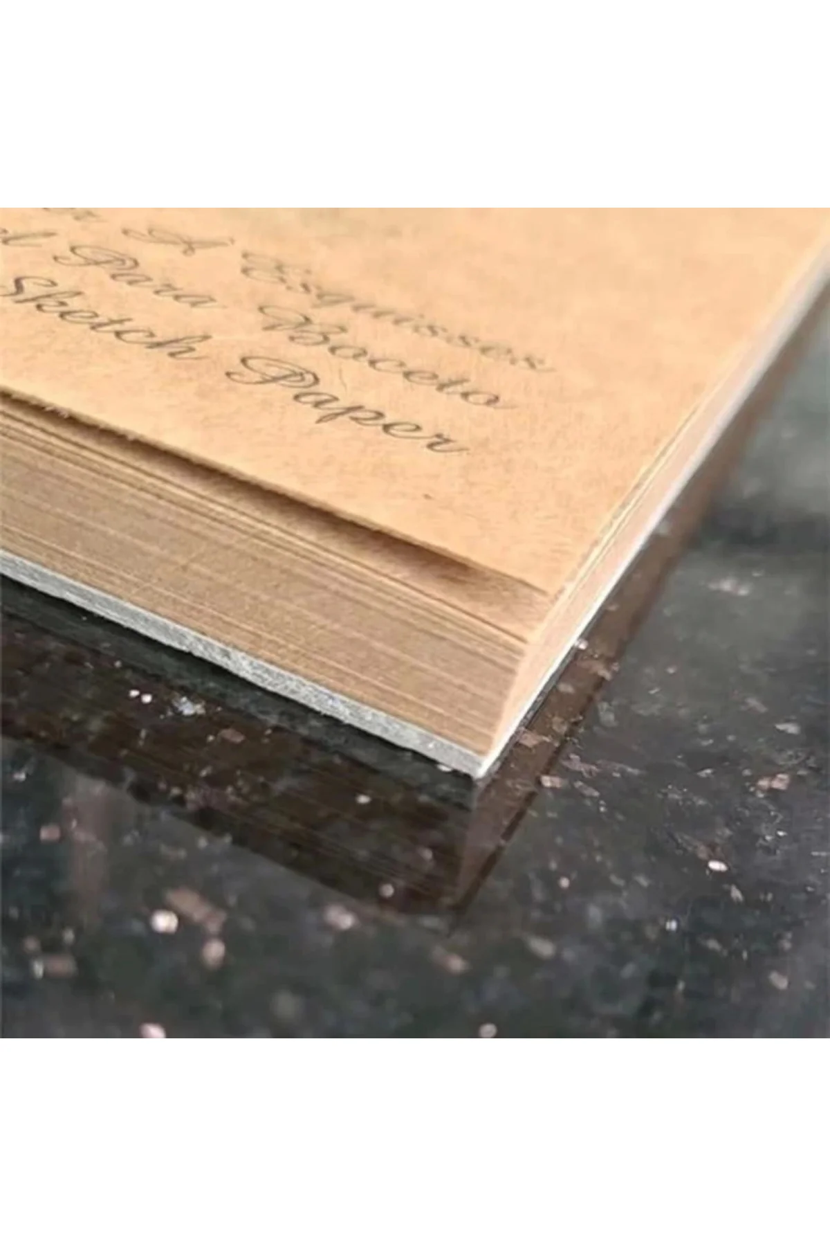 Kraft Kağıt A5 Eskiz Defteri 90 gr. Spiralli 50 Yaprak Sketchbook